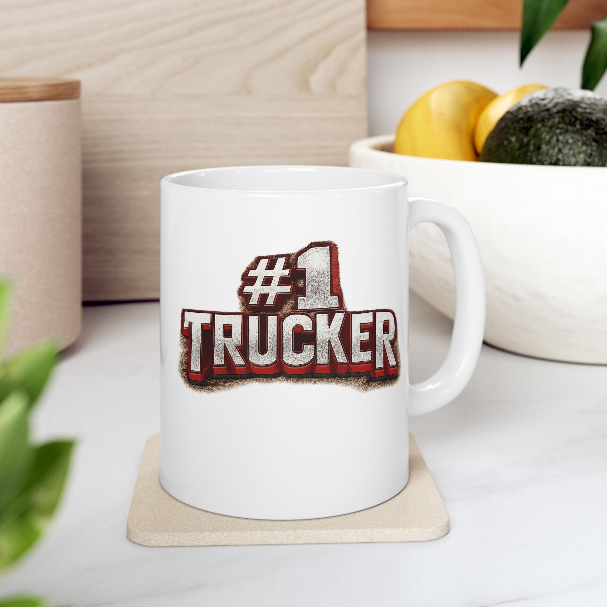 Trucker Ceramic Mug (11oz, 15oz)