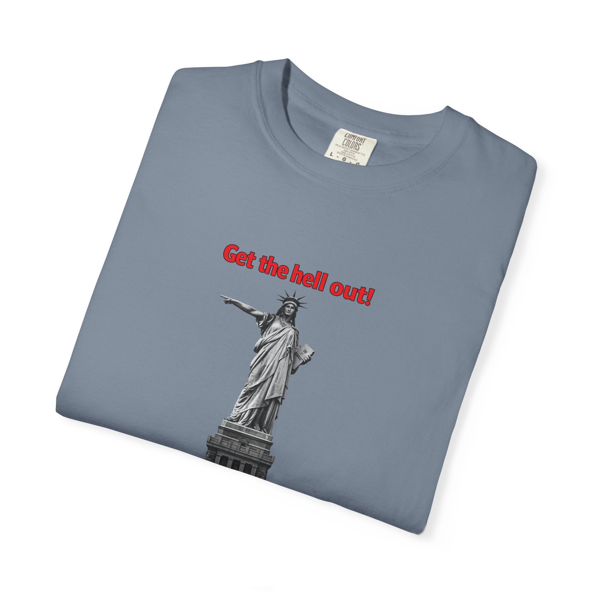 Raus zum Teufel T-Shirt Illegale Einwanderer T-Shirt Patriotisches Politisches Statement Shirt Meinungsfreiheit Shirt 8 Farben 100% Baumwolle