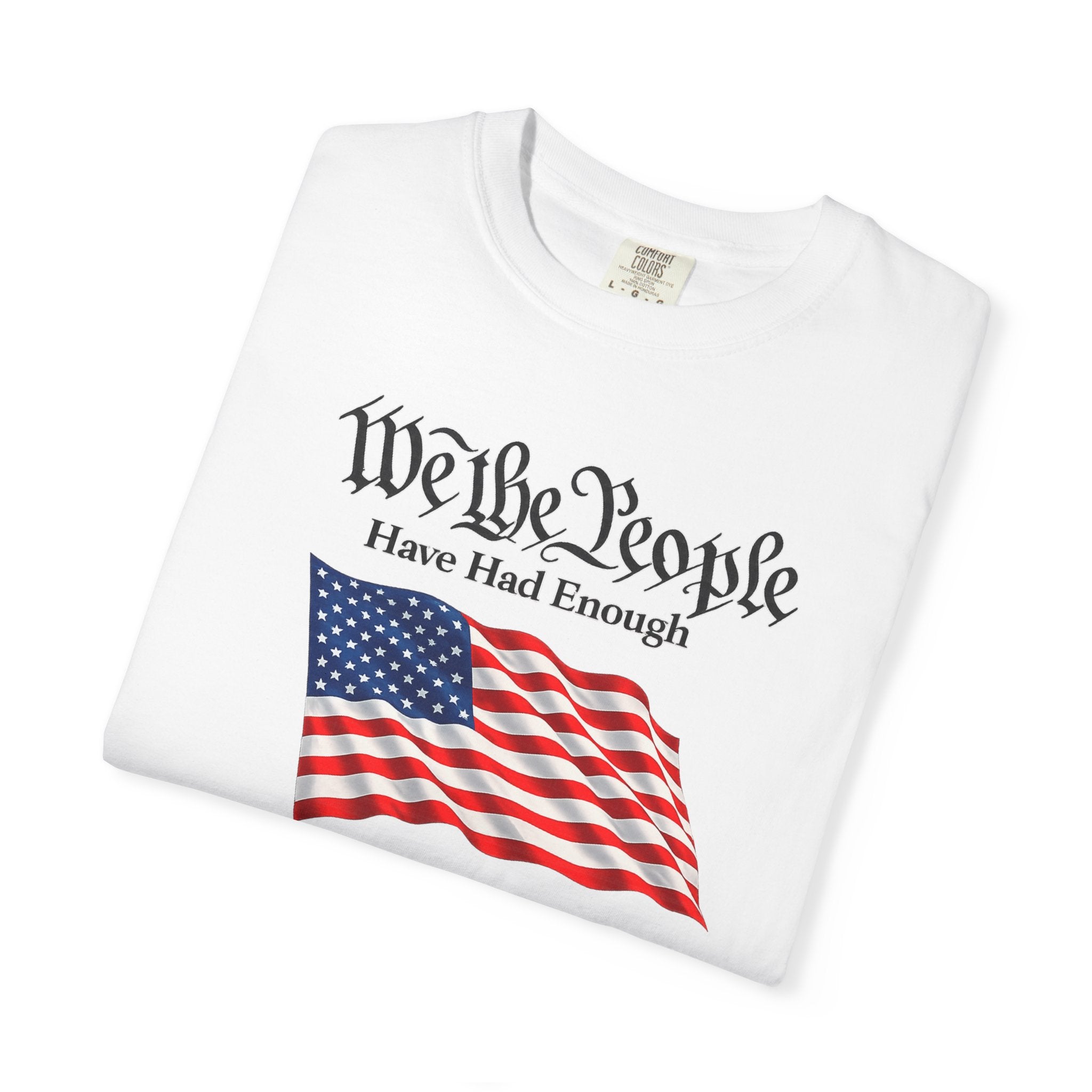 We The People Patriotic T-Shirt American Flag Shirt Freedom Quote Tee USA Patriot Shirt 4th of July Gift 7 colors 100% cotton