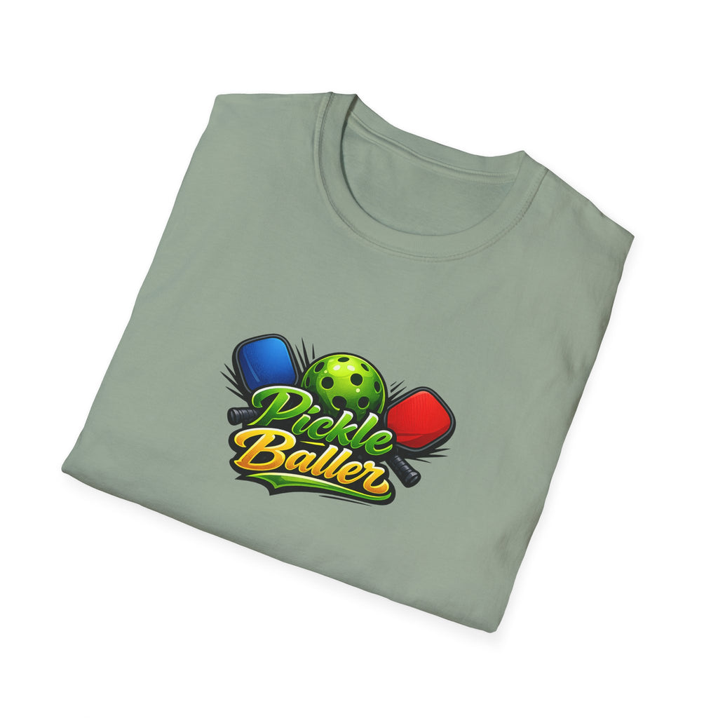 Pickle Baller TShirt Funny Pickleball Shirt for Men and Women Pickleball Player Gift Pickleball Lover Apparel 6 colors 100% cotton