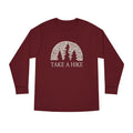 Take a Hike Shirt Nature Lover Hiking Tee Adventure Outdoors Long Sleeve Camper & Hiker Gift 4 colors 100% cotton