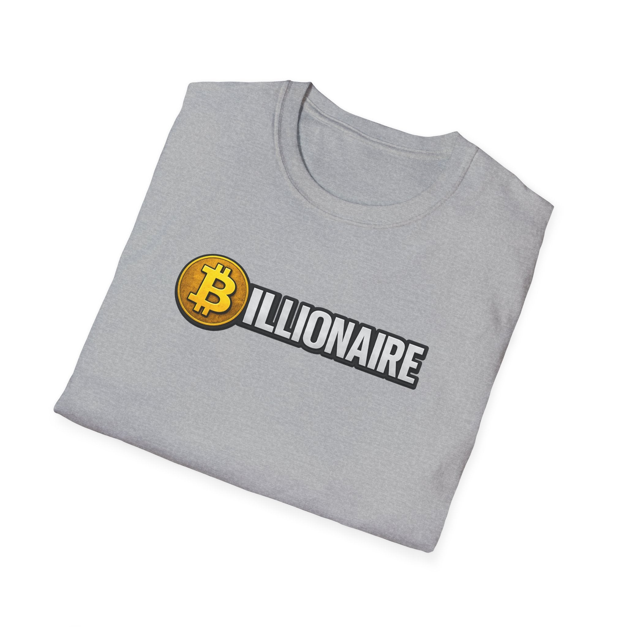 Bitcoin Billionaire T-Shirt Show your crypto pride in style with this tee 5 colors 100% cotton