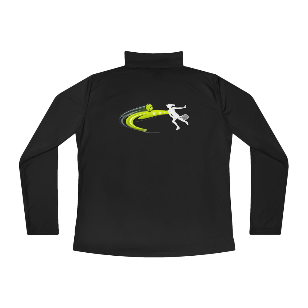 Women's Tennis Lightweight Quarter-Zip Athletic Pullover Moisture-Wicking Performance Jacket 4 colors 100% polyester