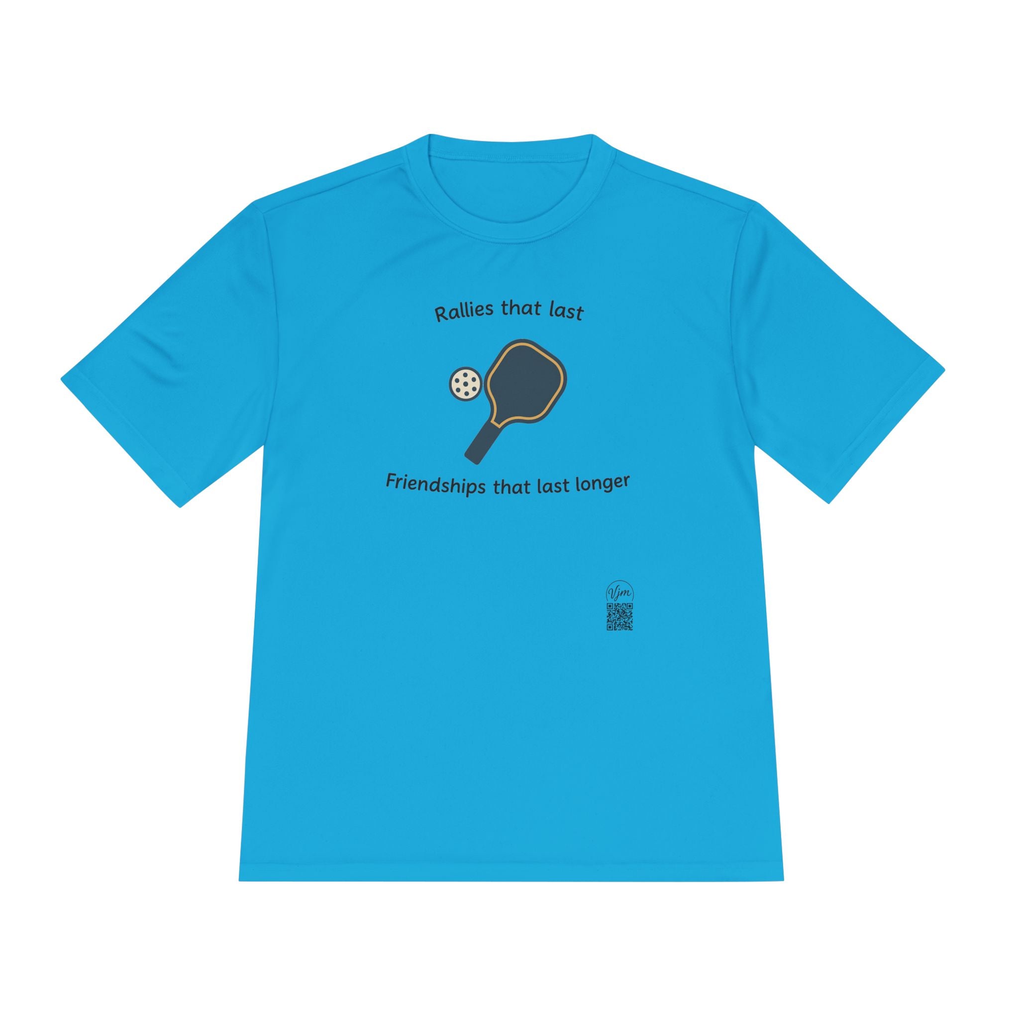 Rallies That Last Friendships that Last Longer Pickleball T-Shirt Tee Durango Hills Pickleball Club 5 colors 100% polyester