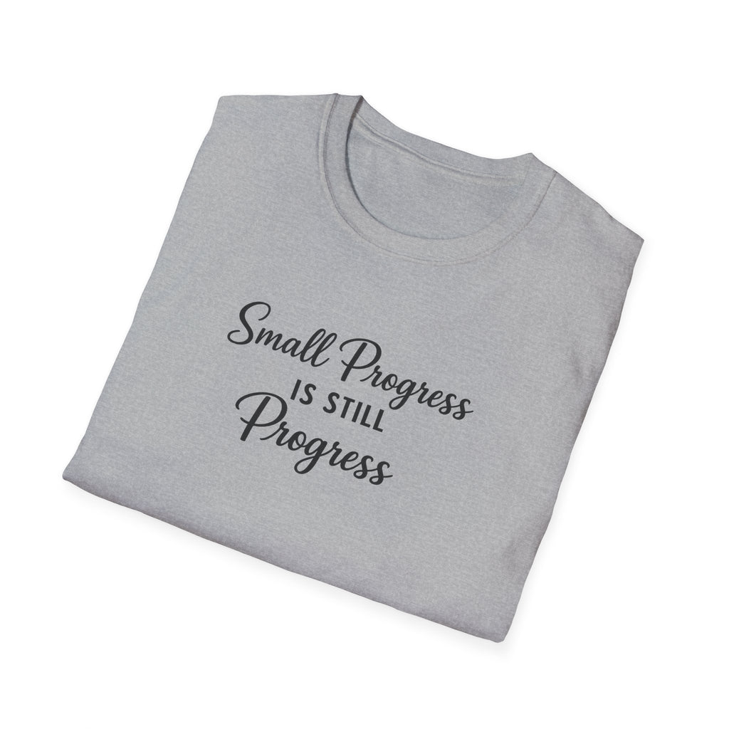 Small Progress Is Still Progress Shirt Minimalist Inspirational Tee Everyday Encouragement Gift 7 colors 100% cotton