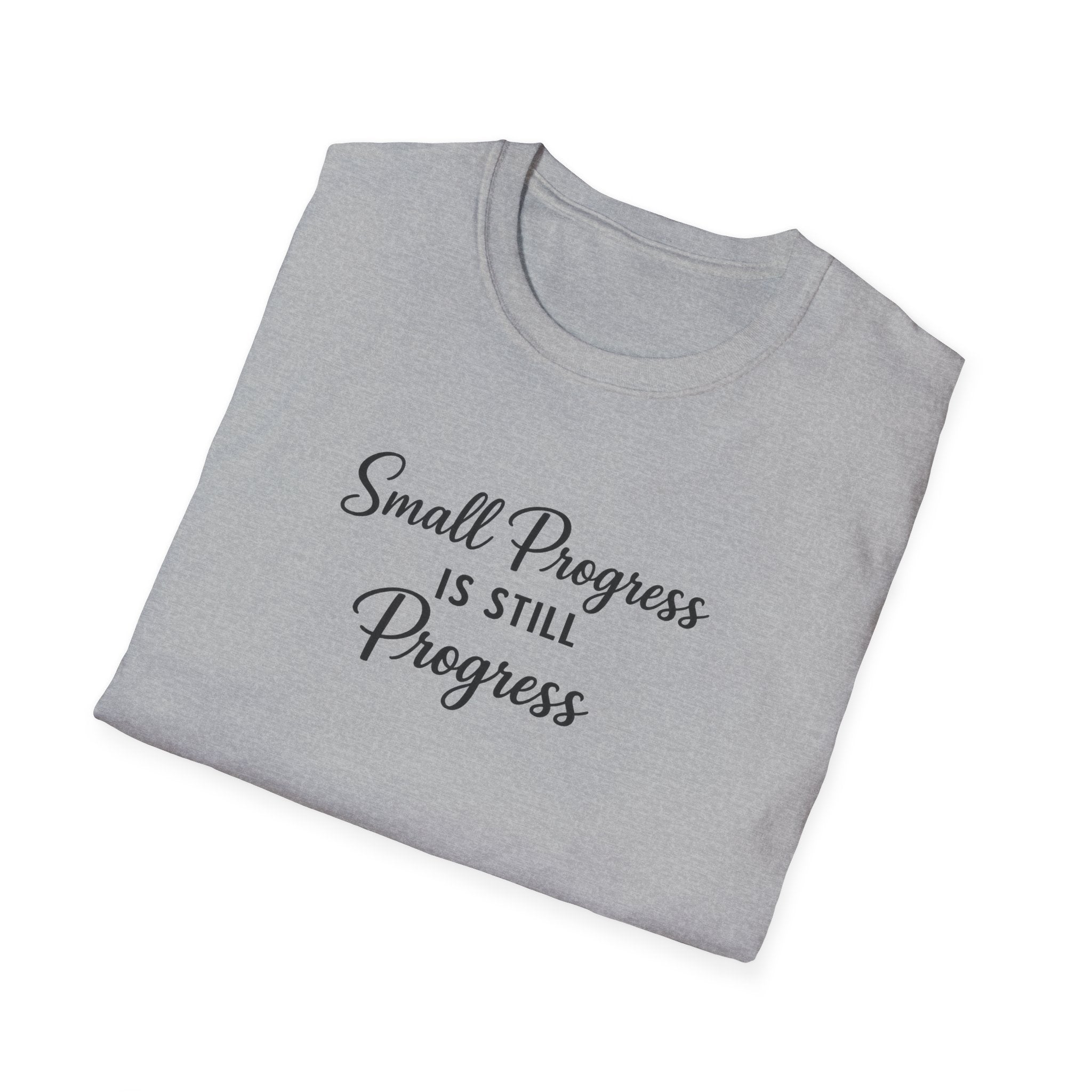 Small Progress Is Still Progress Shirt Minimalist Inspirational Tee Everyday Encouragement Gift 7 colors 100% cotton