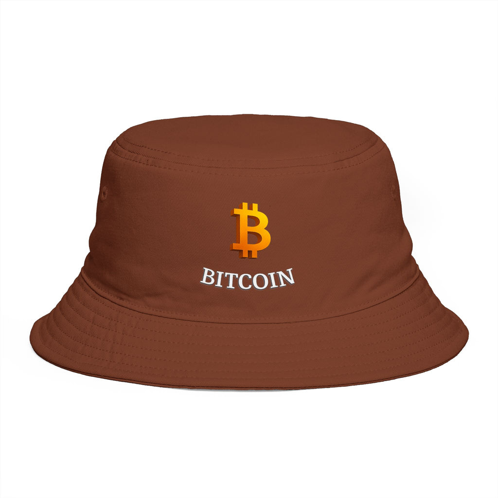 Bitcoin Bucket Hat BTC Crypto Hat Streetwear Cap for Bitcoin Fans & Traders 7 colors 100% cotton