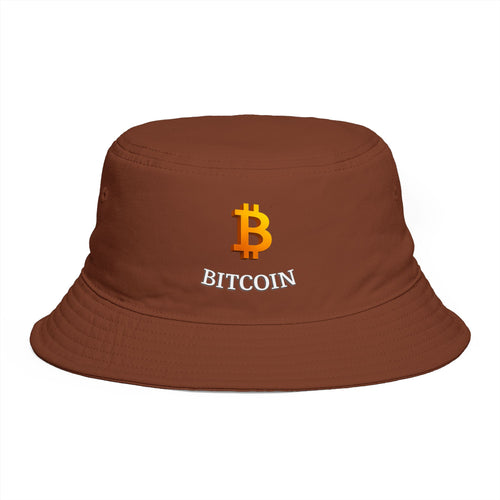 Bitcoin Fischerhut BTC Krypto Hut Streetwear Cap für Bitcoin Fans & Trader 7 Farben 100% Baumwolle
