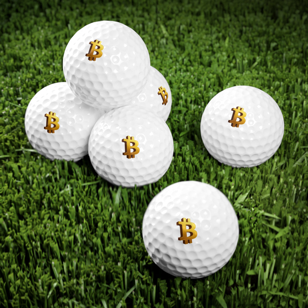 Golf Balls 6pcs Bitcoin