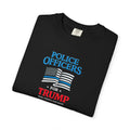 Police Officers for Trump Shirt Thin Blue Line Flag Tee Make America Safe Again Pro Law Enforcement Gift 3 colors 100% cotton