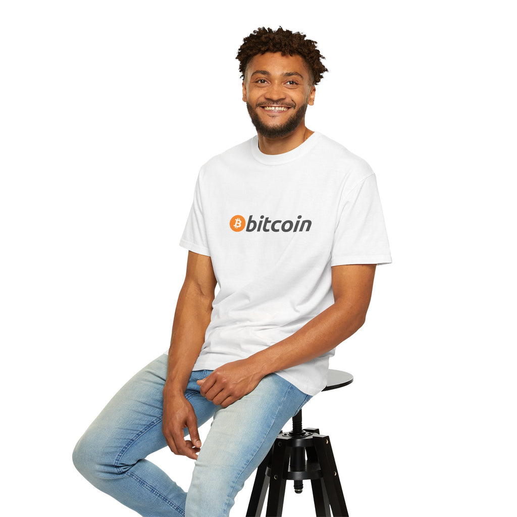 Bitcoin Logo Tee Clean and Confident The Classic Symbol of Financial Freedom 2 colors 100% cotton