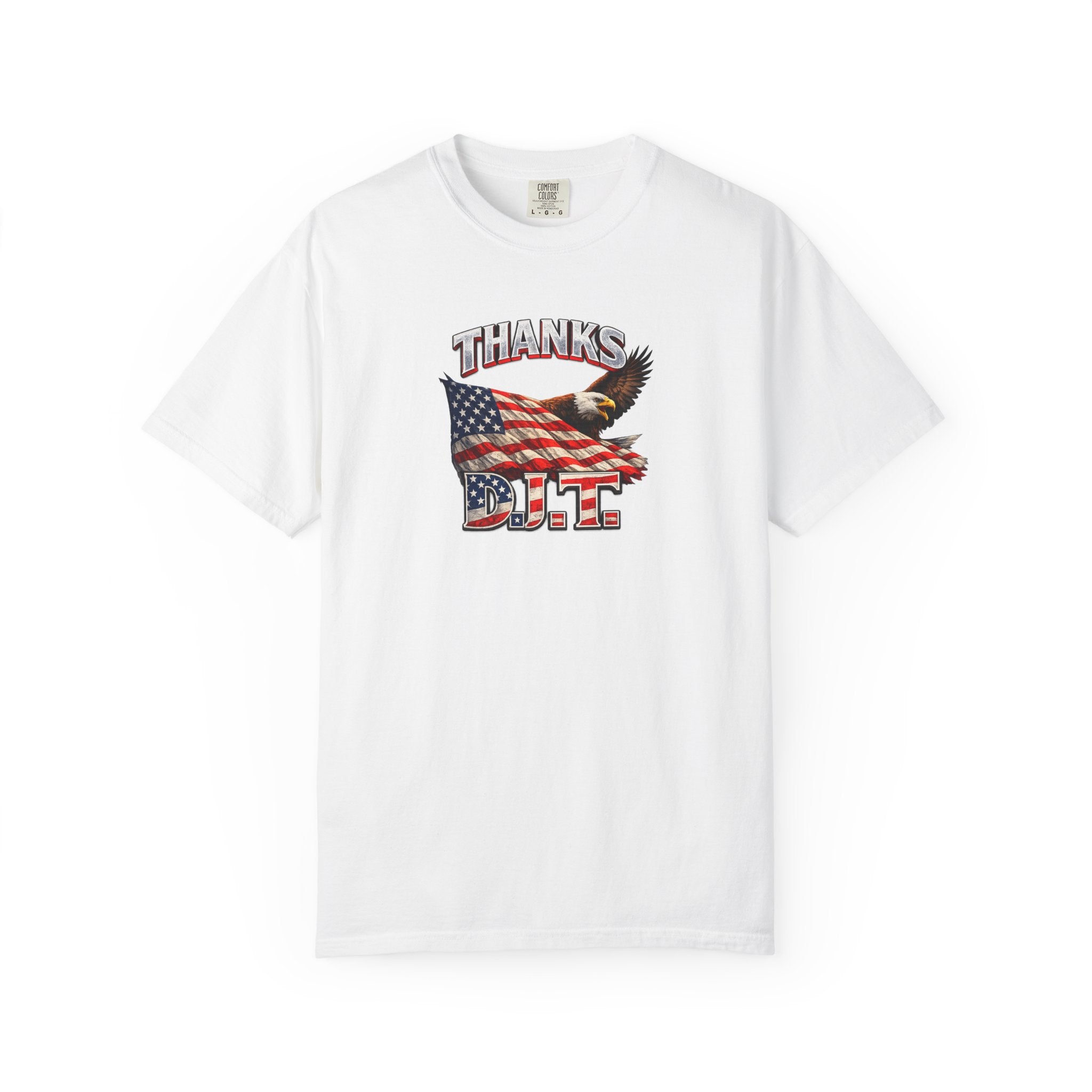 Thanks D.J.T. Tee USA Pride Graphic TShirt Freedom Lover Gift Patriotic Apparel 7 colors 100% cotton
