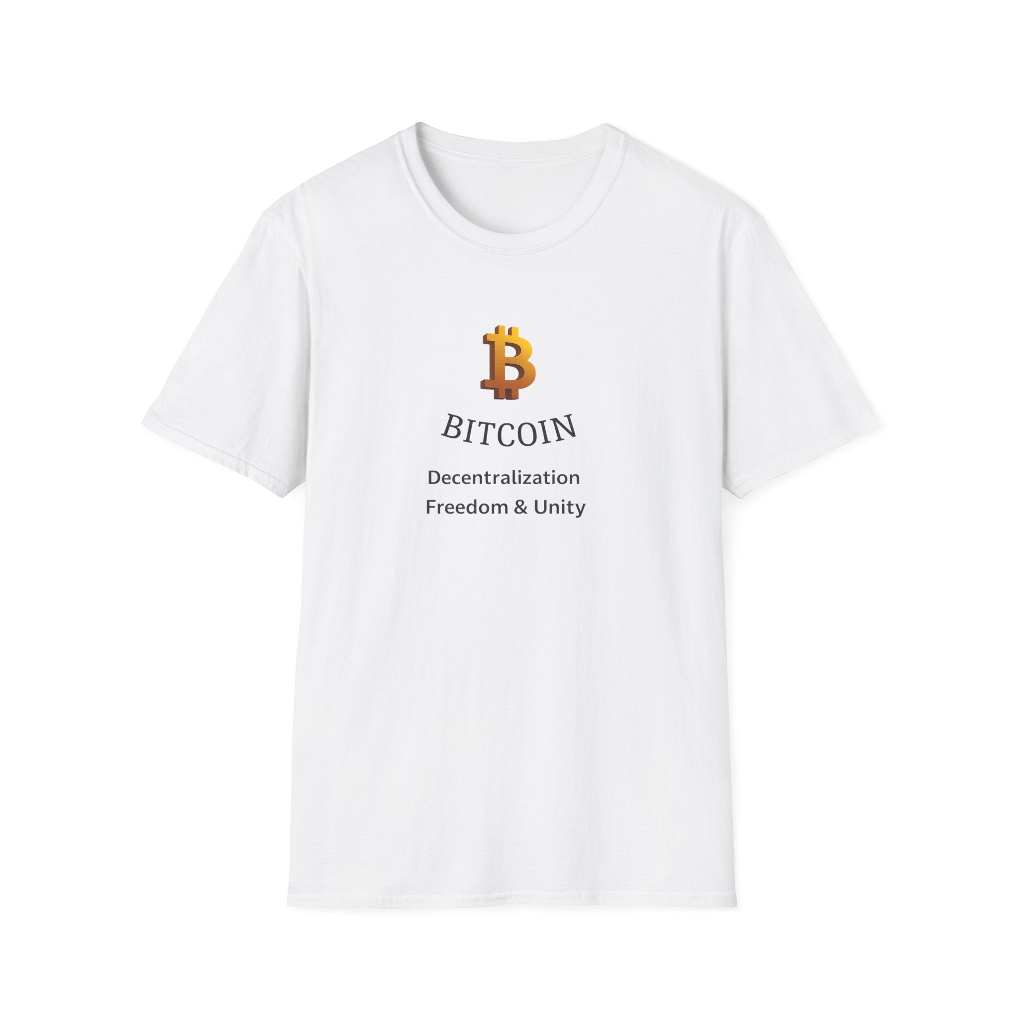 More than a Bitcoin Tee Its a statement Decentralization Unity Power 4 colors 100% cotton