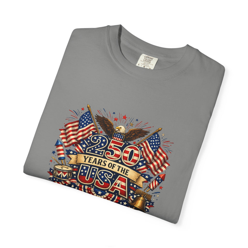 USA 250th Anniversary Shirt Patriotic America 1776-2026 Tee 4th of July Tshirt Independence Day Gift 8 colors 100% cotton