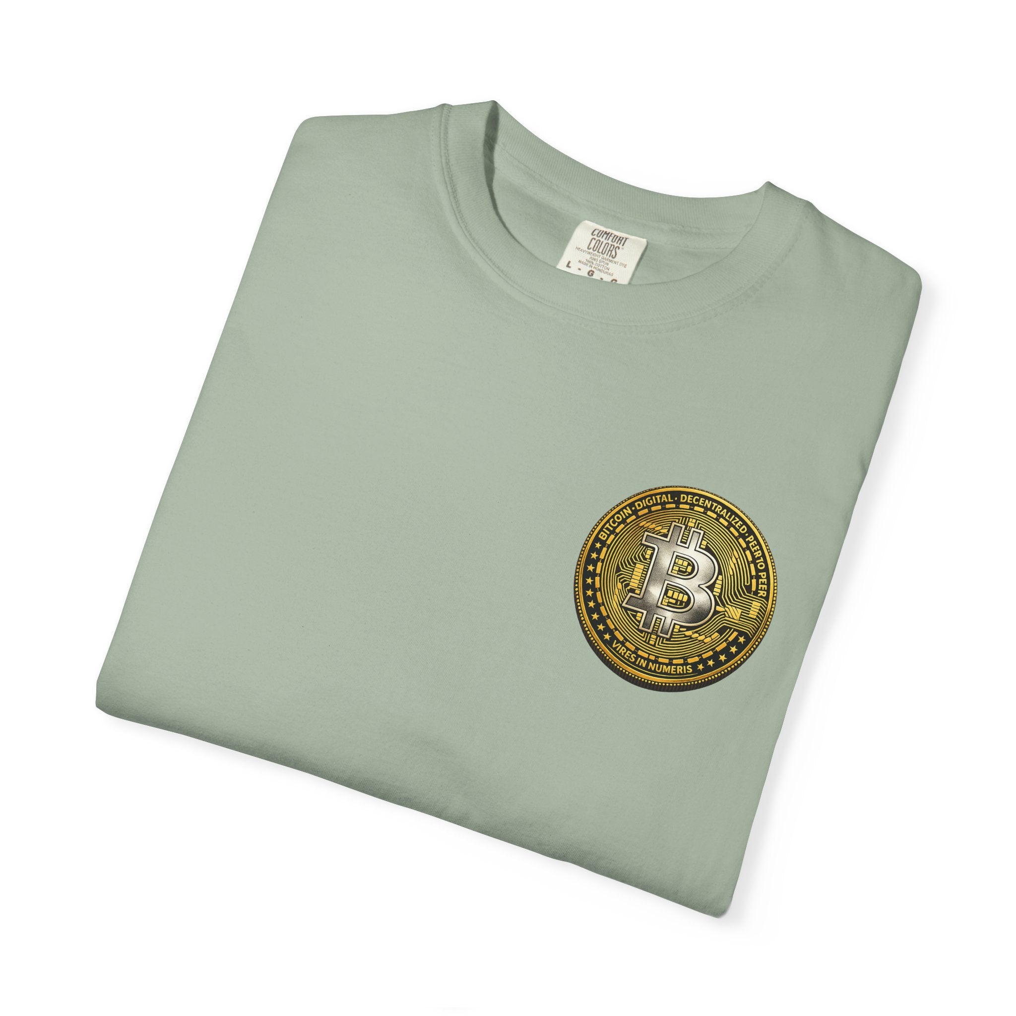 Bitcoin Silber Gold Münze Logo T-Shirt 4 Farben 100% Baumwolle