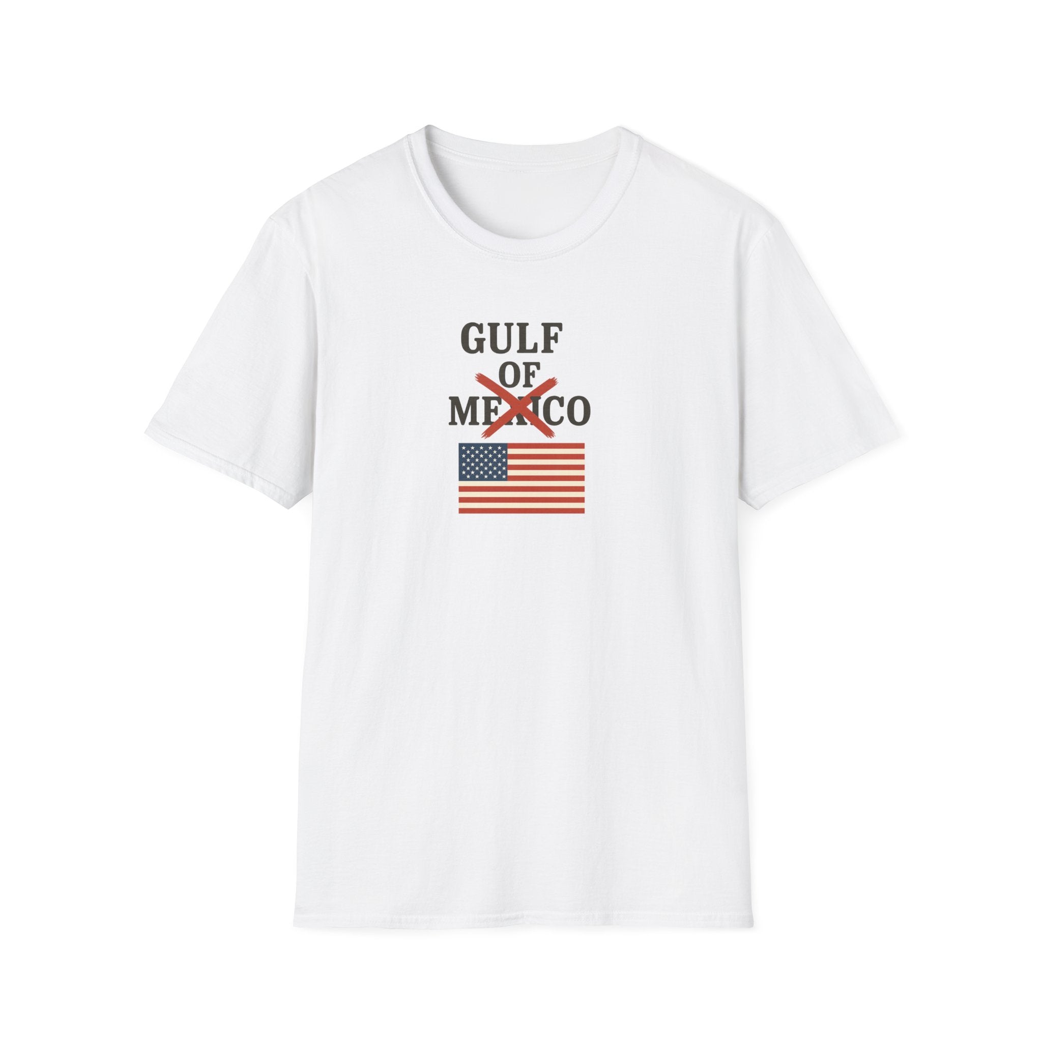 Diese patriotische Botschaft laut und deutlich Golf von Mexiko NICHT MEHR 4 Farben 100% Baumwolle