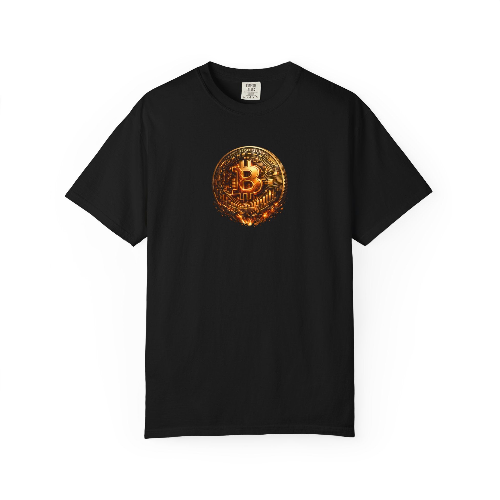 Melting Bitcoin Coin TShirt Digital Currency Shirt Bitcoin Fan Gift Blockchain Crypto Apparel 8 colors 100% cotton