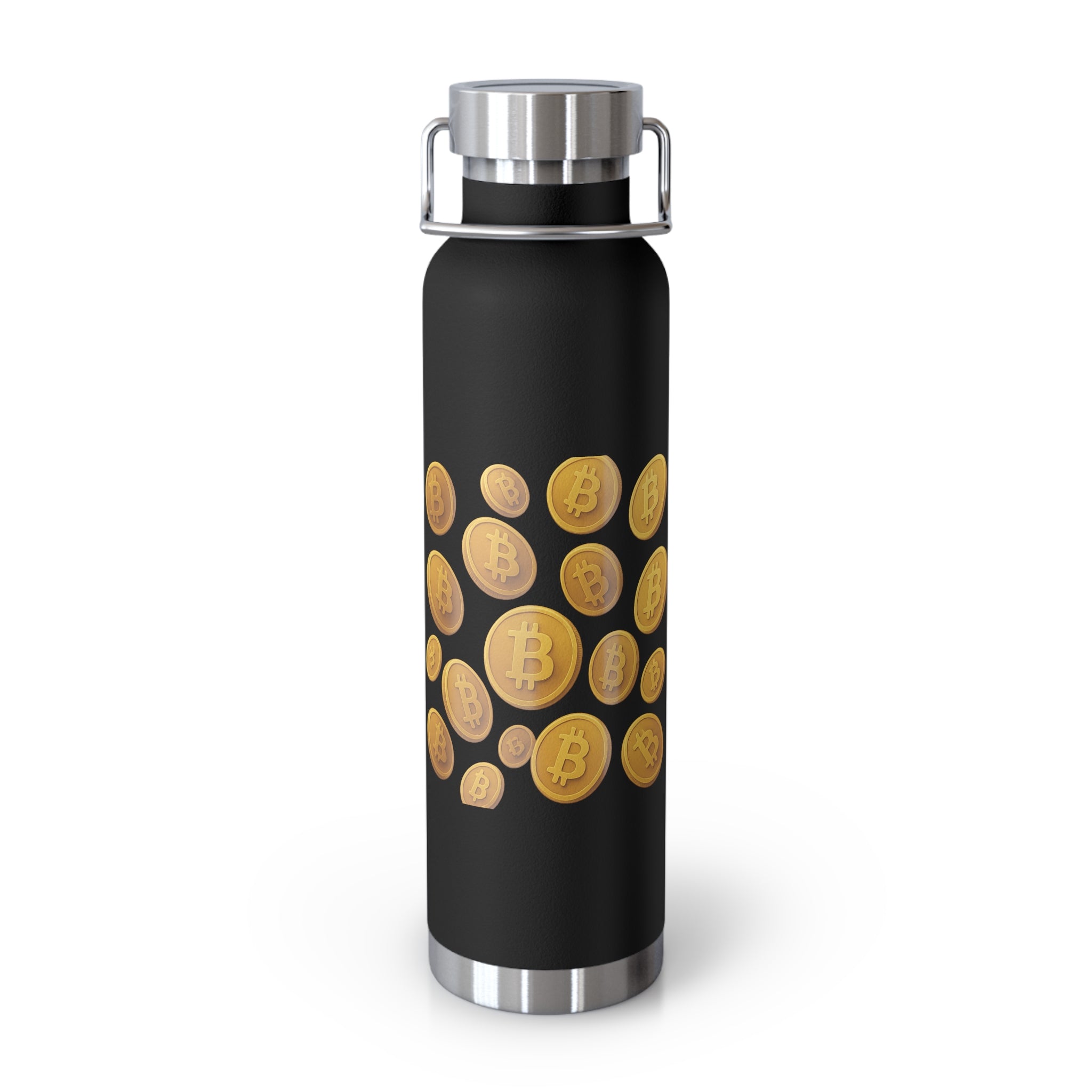 Bitcoin Stainless Steel Water Bottle - 22 Oz  PBA Free - Hydration for HODLs