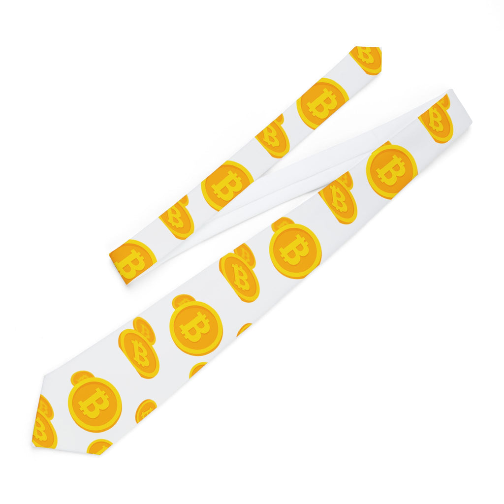SatsandStripes.com Bitcoin Tie – Crypto Necktie for Bitcoiners, HODLers & Crypto Fans