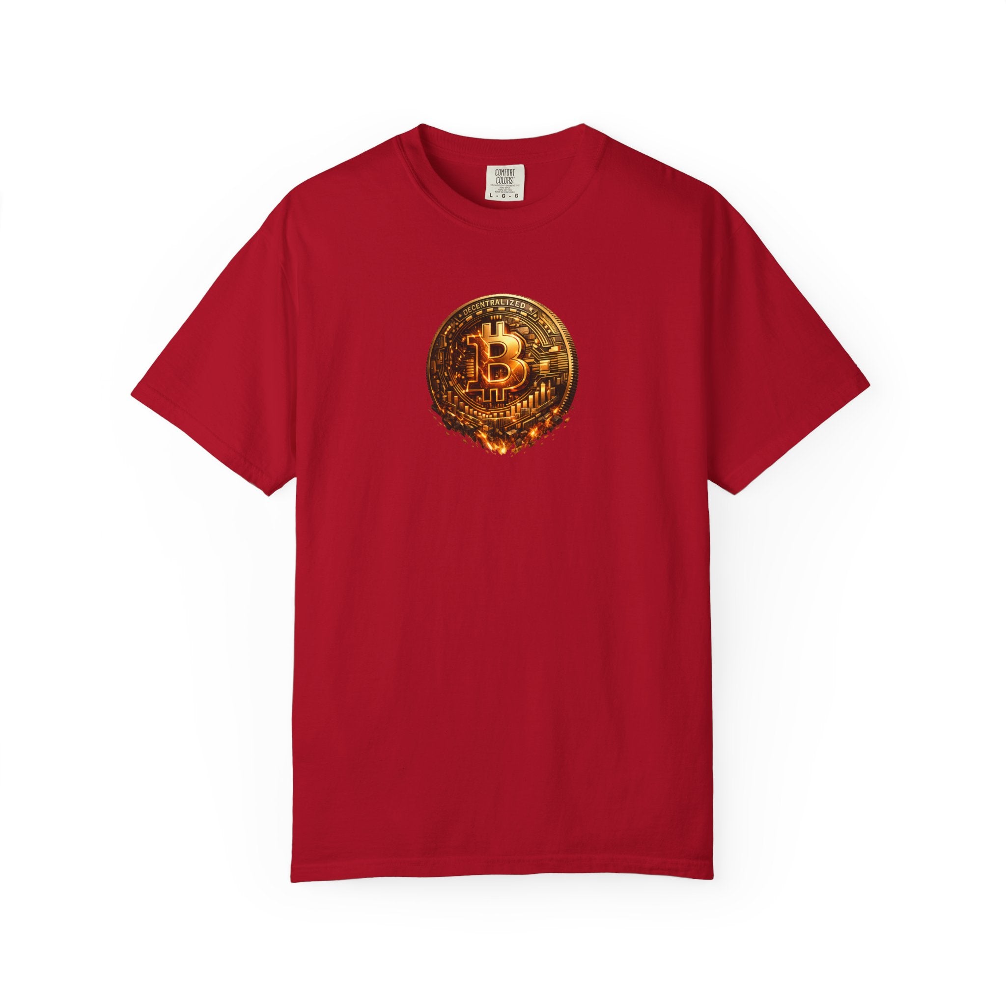Melting Bitcoin Coin TShirt Digital Currency Shirt Bitcoin Fan Gift Blockchain Crypto Apparel 8 colors 100% cotton