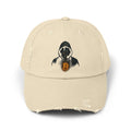 We Are All Satoshi Hat Distressed Beige Unisex Cap for True Bitcoin Believers