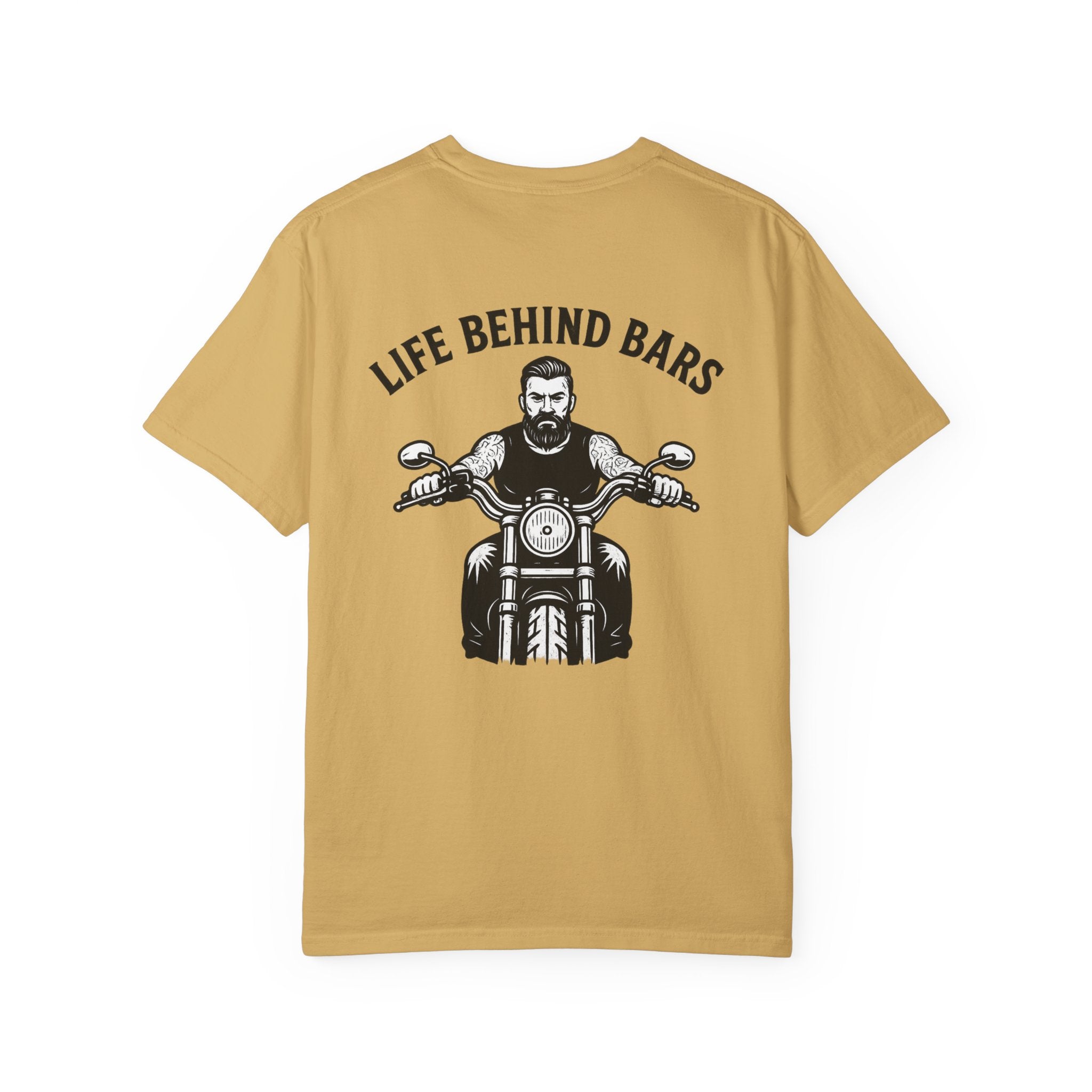 Life Behind Bars Motorcycle T-Shirt Biker Graphic Tee Riding Lifestyle Shirt Gift for Riders 8 colors 100% cotton