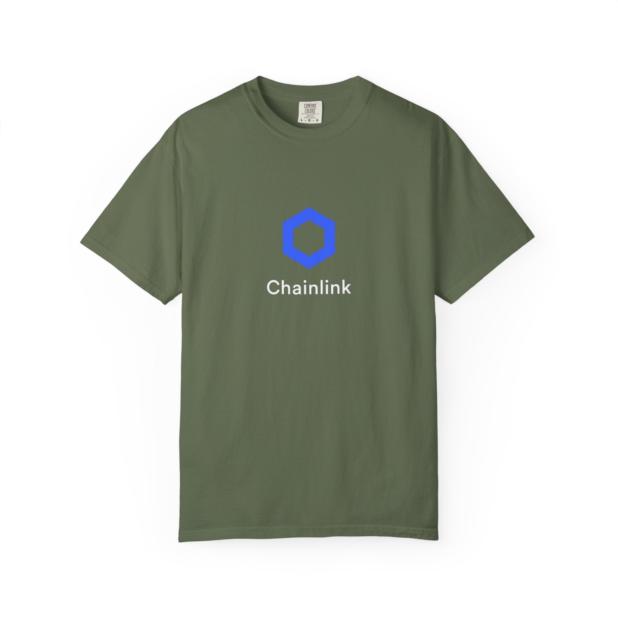 Chainlink Crypto T-Shirt Black Blockchain Tee for Web3 Traders LINK Investor Gift Crypto Enthusiast Apparel 3 colors 100% cotton