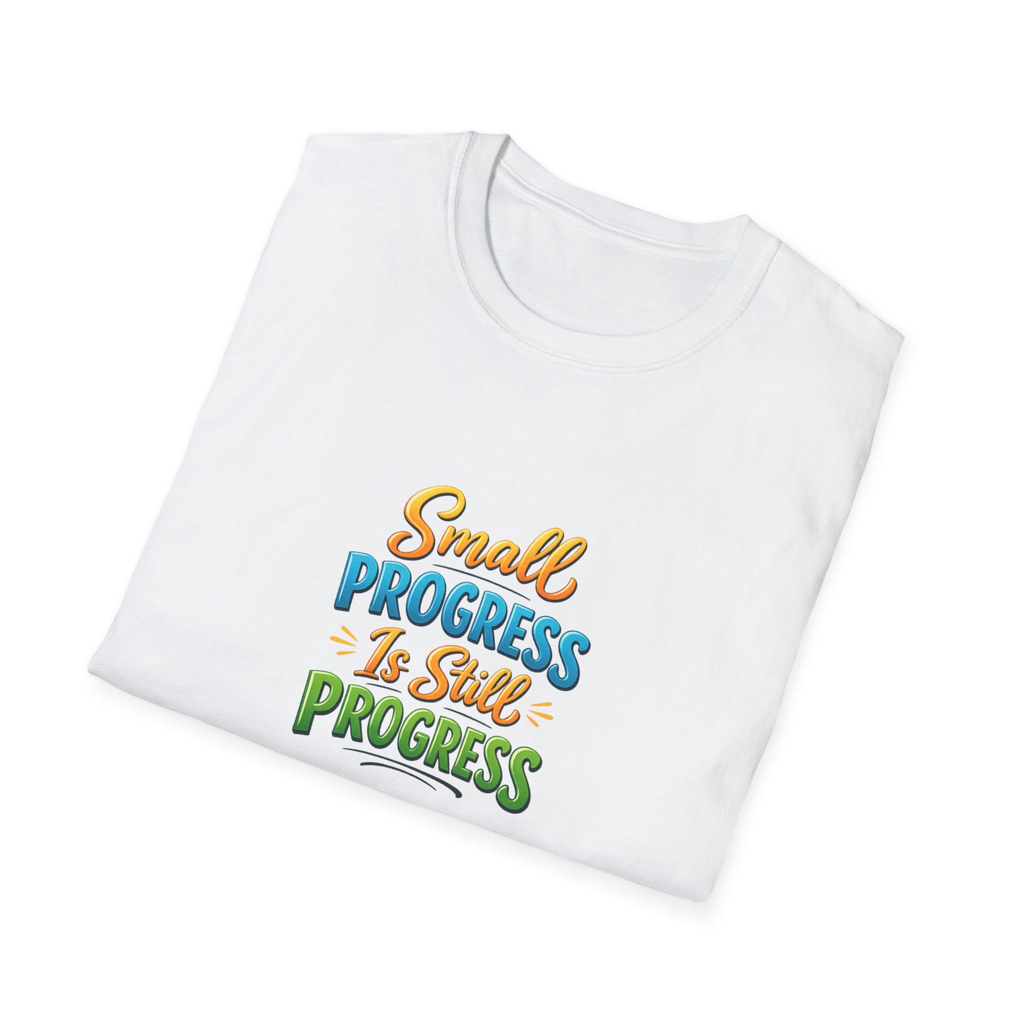 Small Progress Is Still Progress Shirt Positive Mindset Motivational Quote Tee Encouragement Shirt 5 colors 100% cotton
