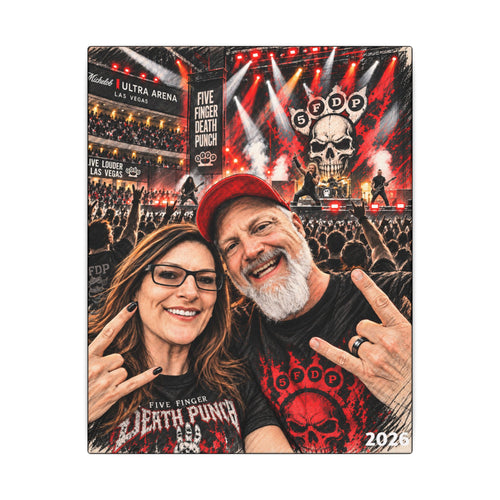 Trish & Neil Rock the Night – FFDP Las Vegas Concert Canvas Wall Art (2 sizes)
