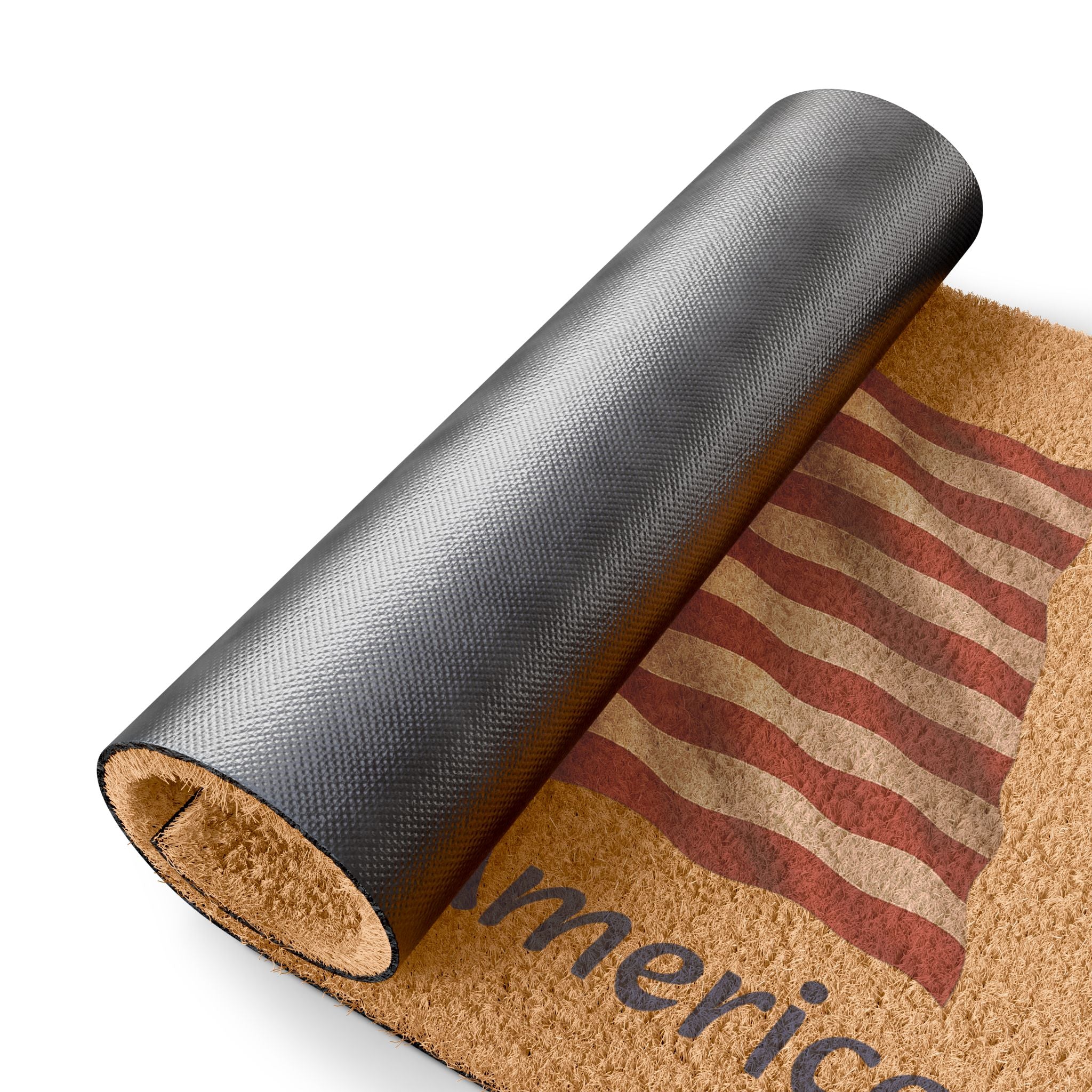 Proud to be an American Patriotic Doormat USA Flag Entrance Mat Outdoor Welcome Mat Independence Day Decor 4th of July Gift