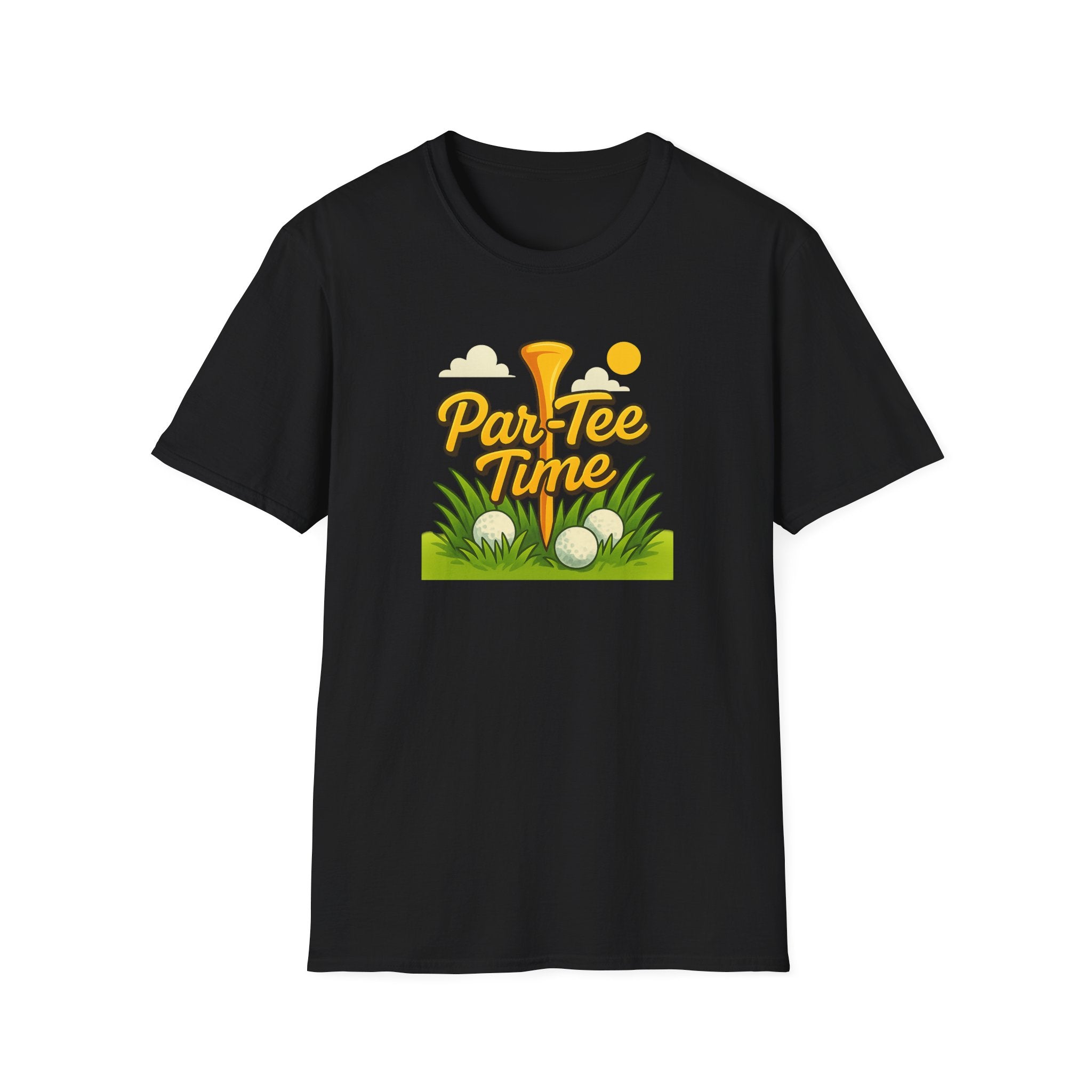 Funny Golf T-Shirt Par-Tee Time Golfing Shirt Golf Gift for Dad 7 colors 100% cotton