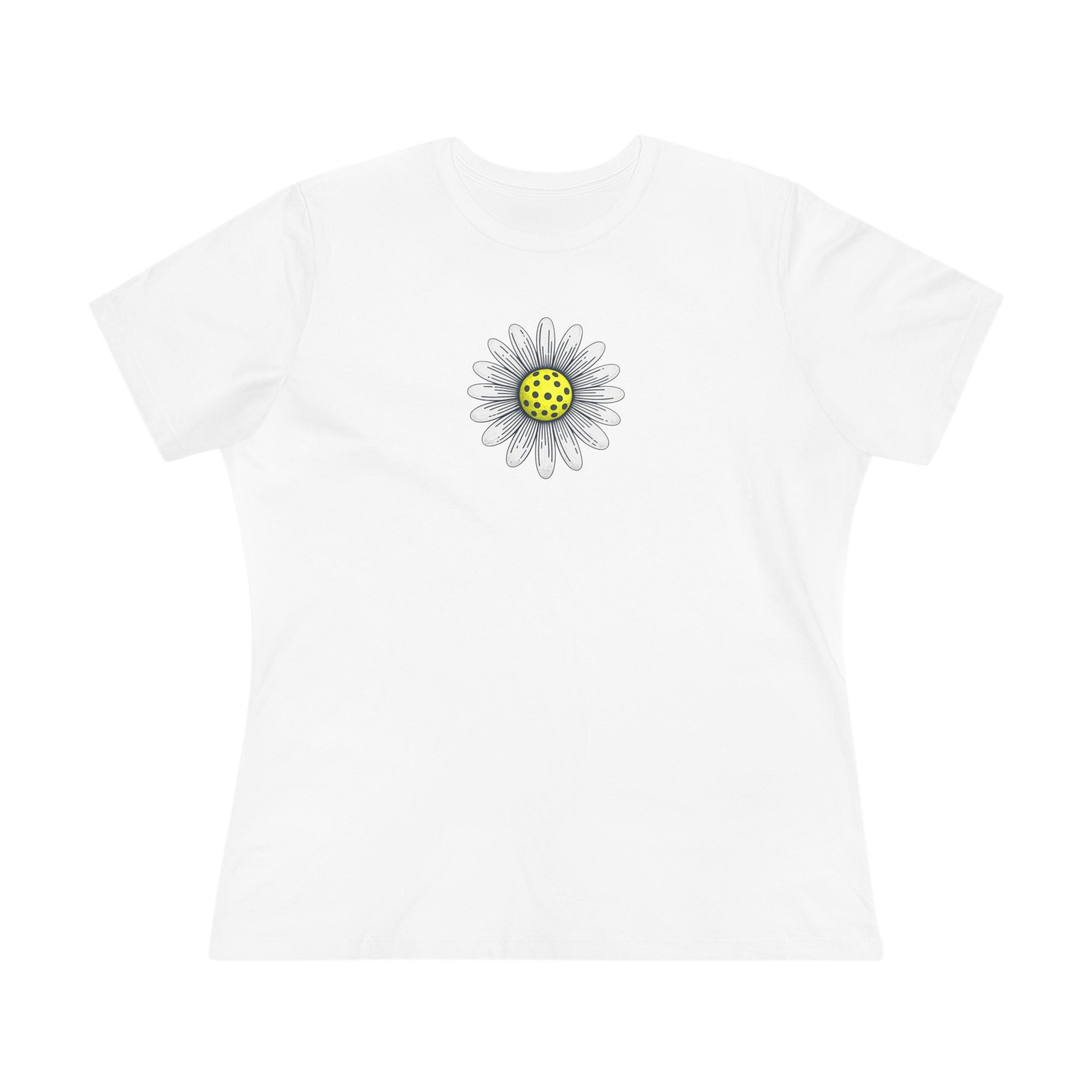 Pickleball Daisy Flower Shirt Pickleball Lover Gift Cute Pickleball Graphic Tee Pickleball Player Apparel 7 colors 100% cotton