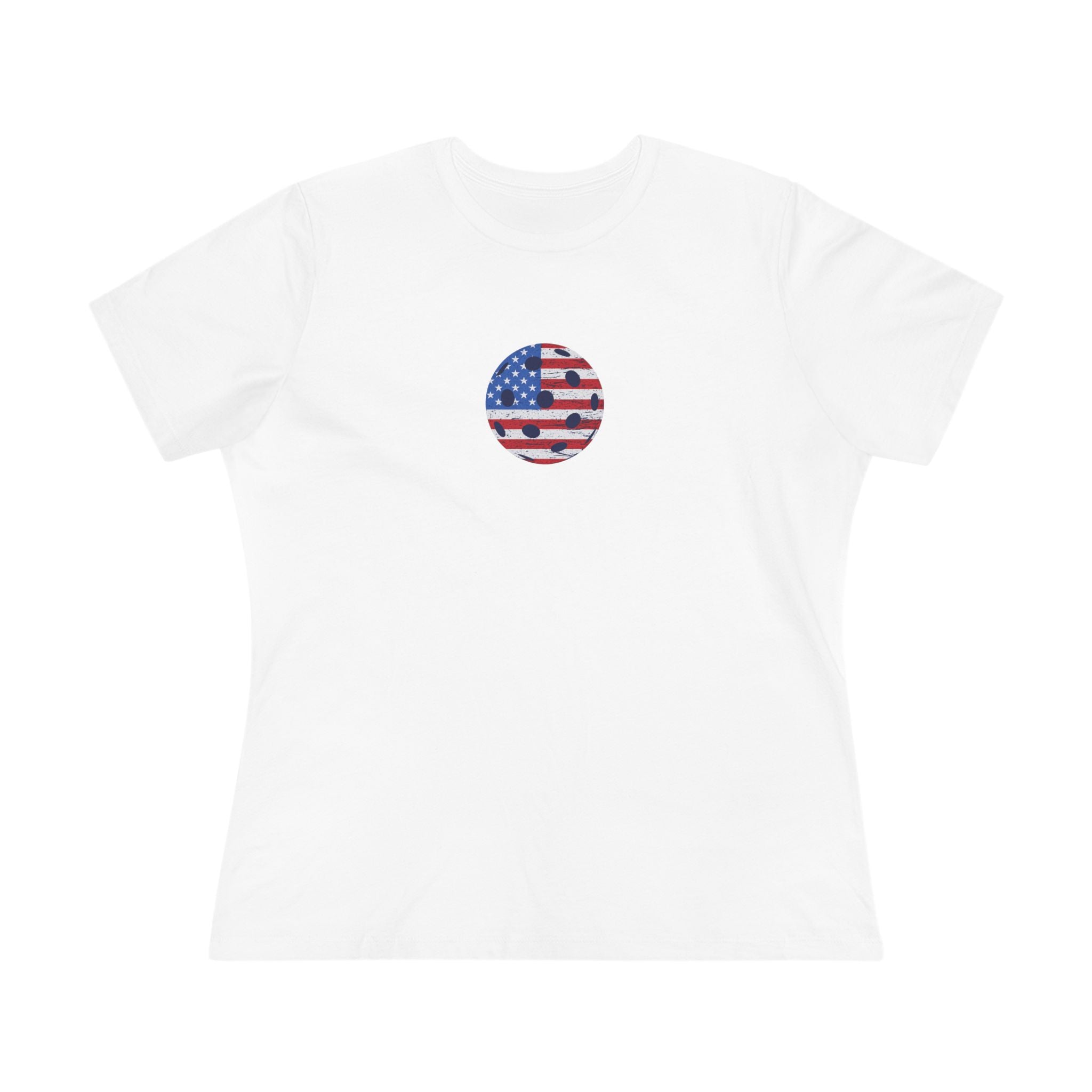 Women's Pickleball Tee Patriotic Pickleball Shirt Pickleball Lover Gift Court Sport Women Shirt 5 colors 100% cotton