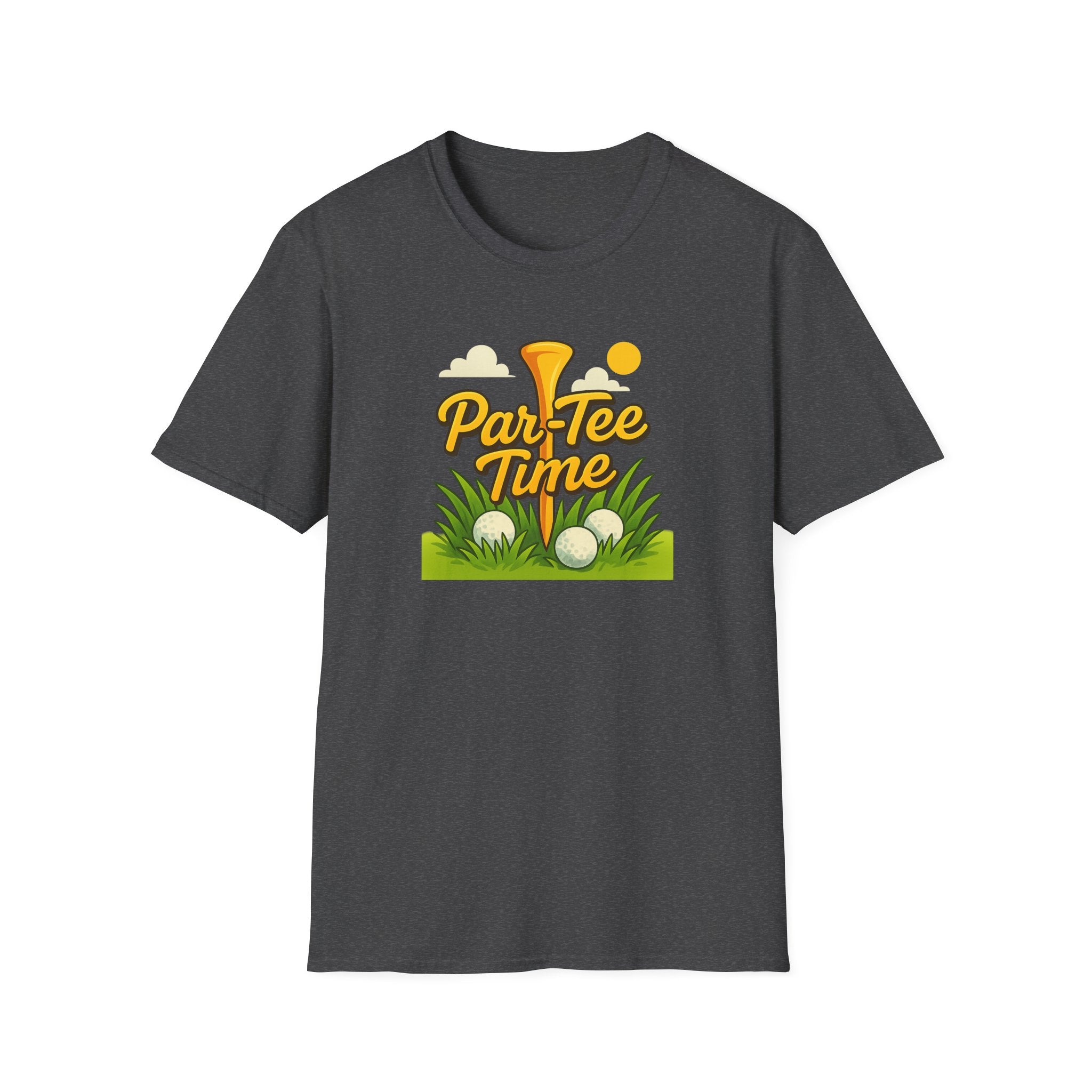 Funny Golf T-Shirt Par-Tee Time Golfing Shirt Golf Gift for Dad 7 colors 100% cotton