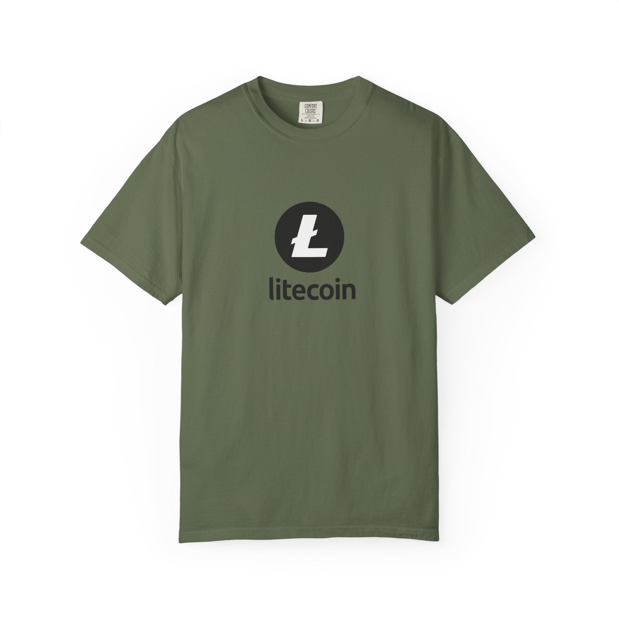 Litecoin Crypto T-Shirt Bitcoin Alternative Tee Blockchain Investor Gift Crypto Merch 4 colors 100% cotton
