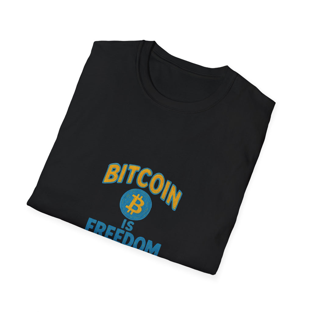 Wear Your Freedom Bitcoin T-Shirt Tee 3 colors 100% cotton