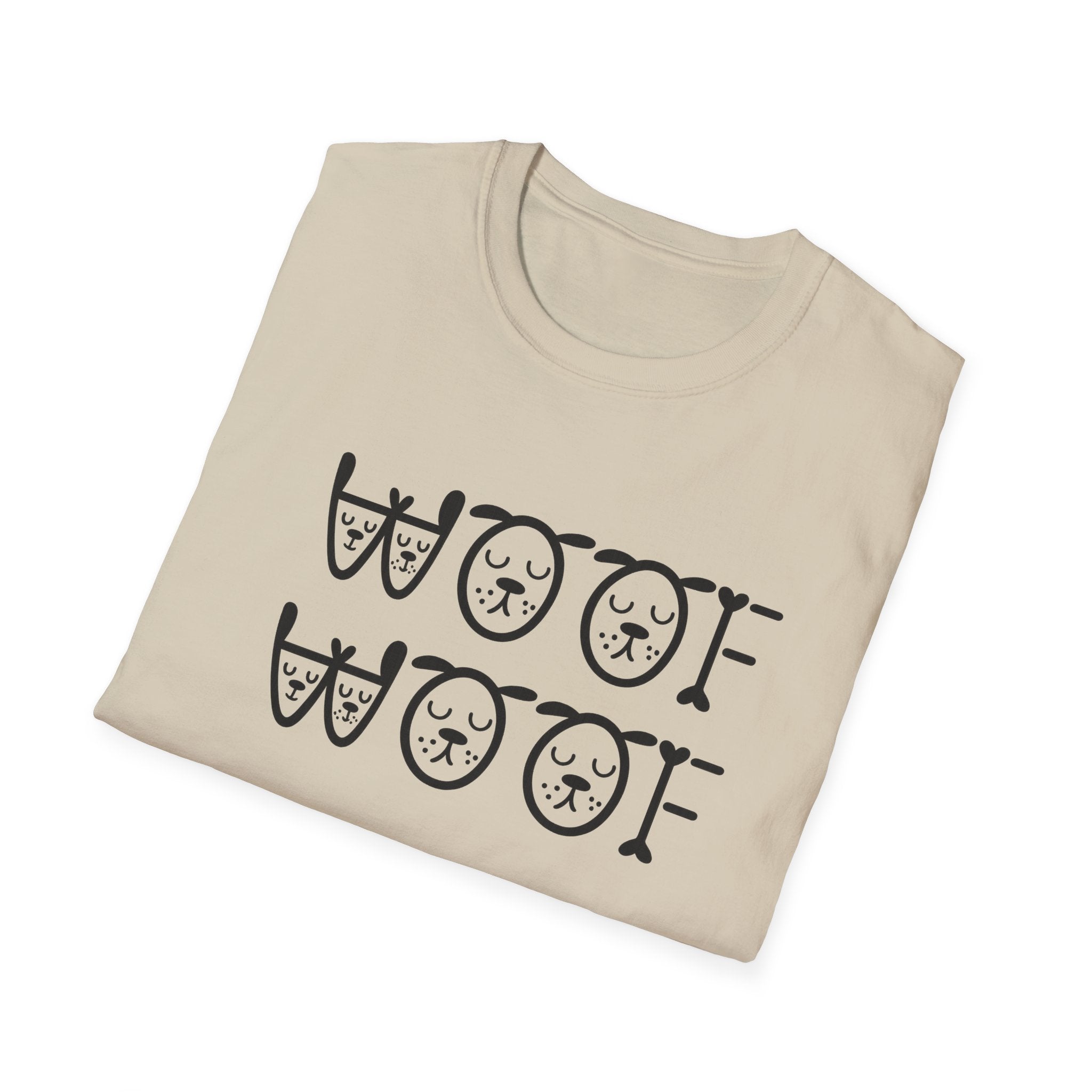 Woof Woof Dog Lover Shirt Cute Dog T-Shirt Dog Owner Gift 6 colors 100% cotton