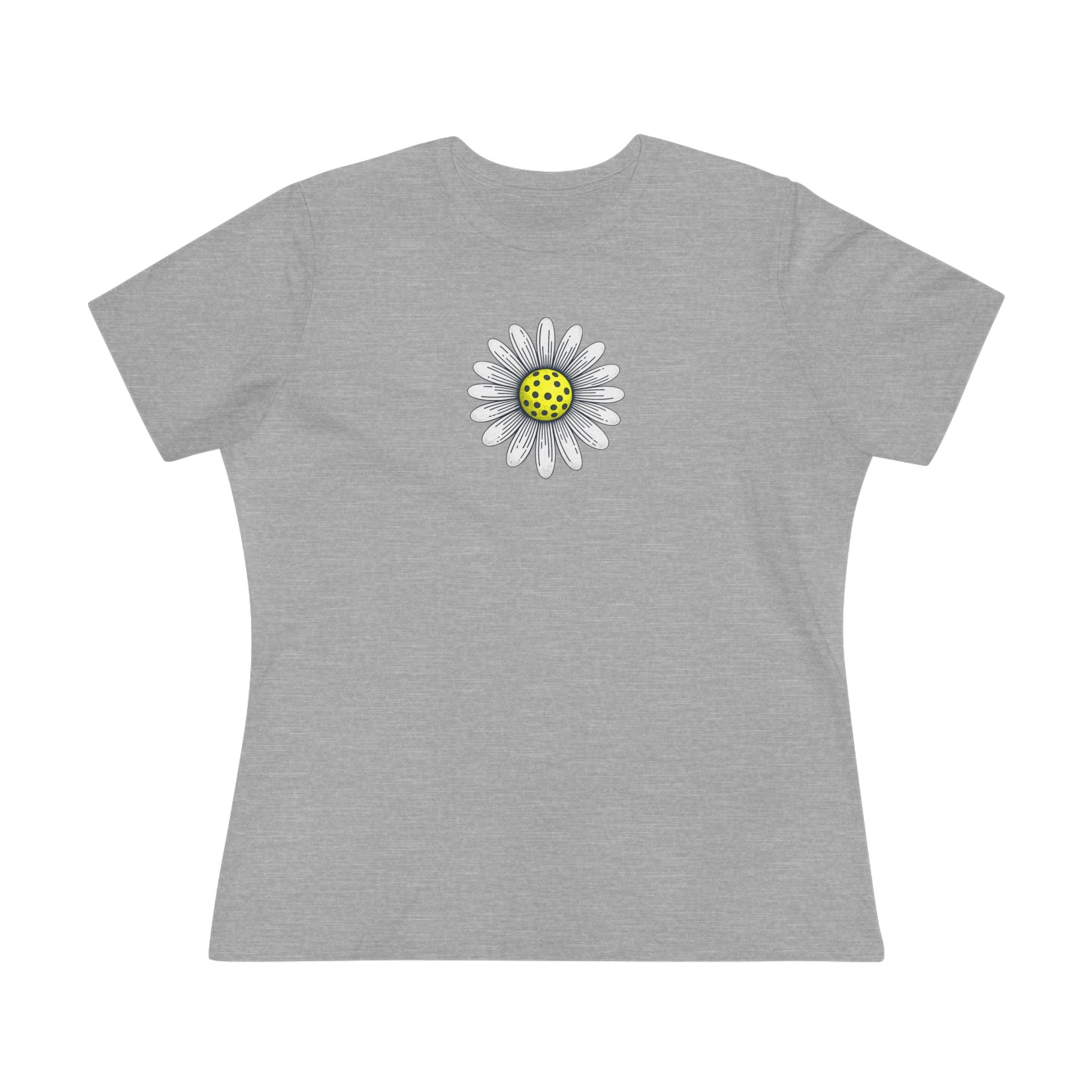 Pickleball Daisy Flower Shirt Pickleball Lover Gift Cute Pickleball Graphic Tee Pickleball Player Apparel 7 colors 100% cotton