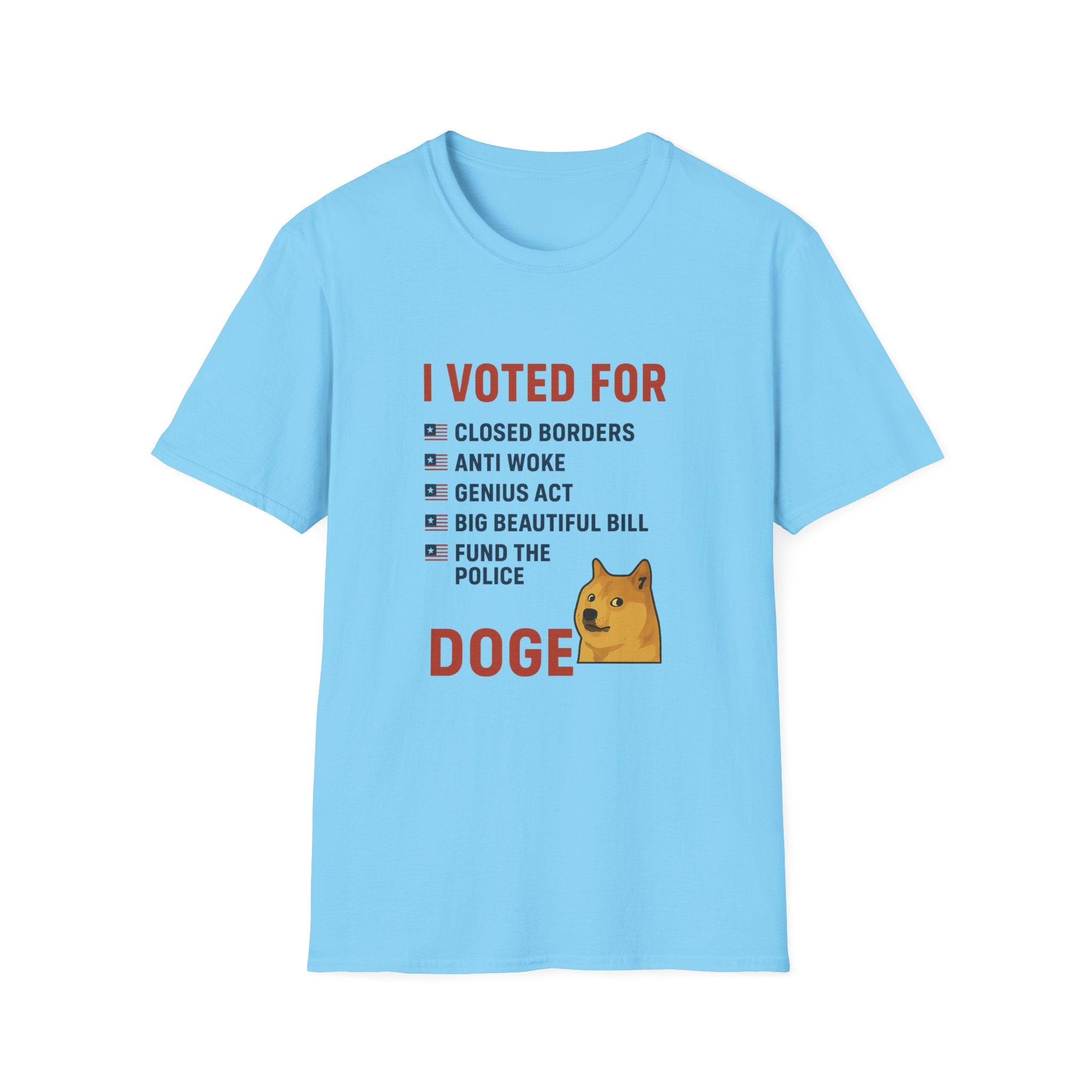 Ich habe gewählt Meme T-Shirt Kühner politischer Humor 3 Farben 100% Baumwolle