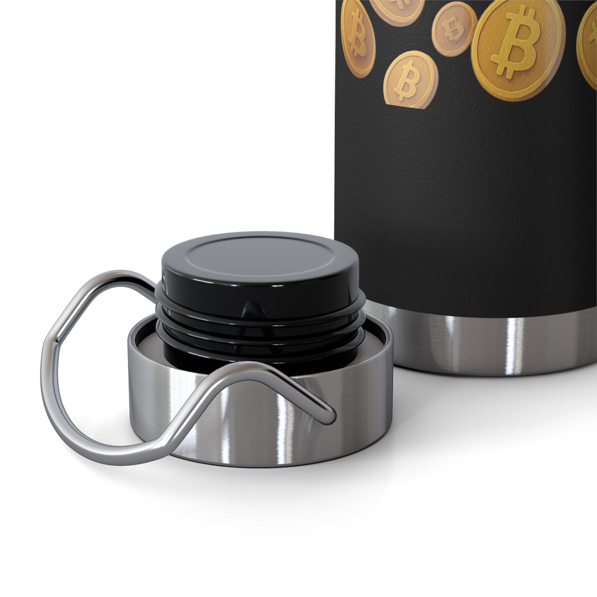 Bitcoin Stainless Steel Water Bottle - 22 Oz  PBA Free - Hydration for HODLs