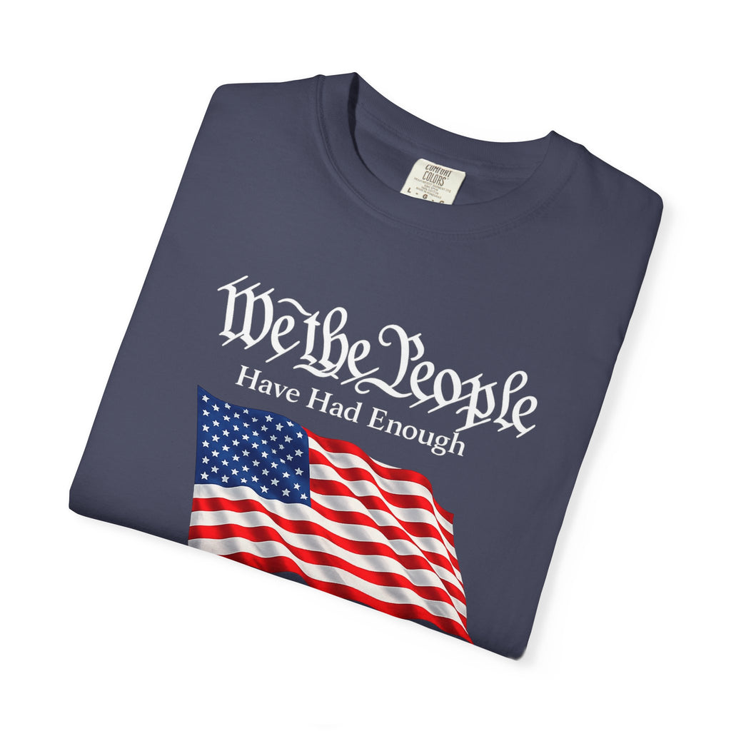 We The People Patriotic T-Shirt American Flag Shirt Freedom Quote Tee USA Patriot Shirt 4th of July Gift 7 colors 100% cotton