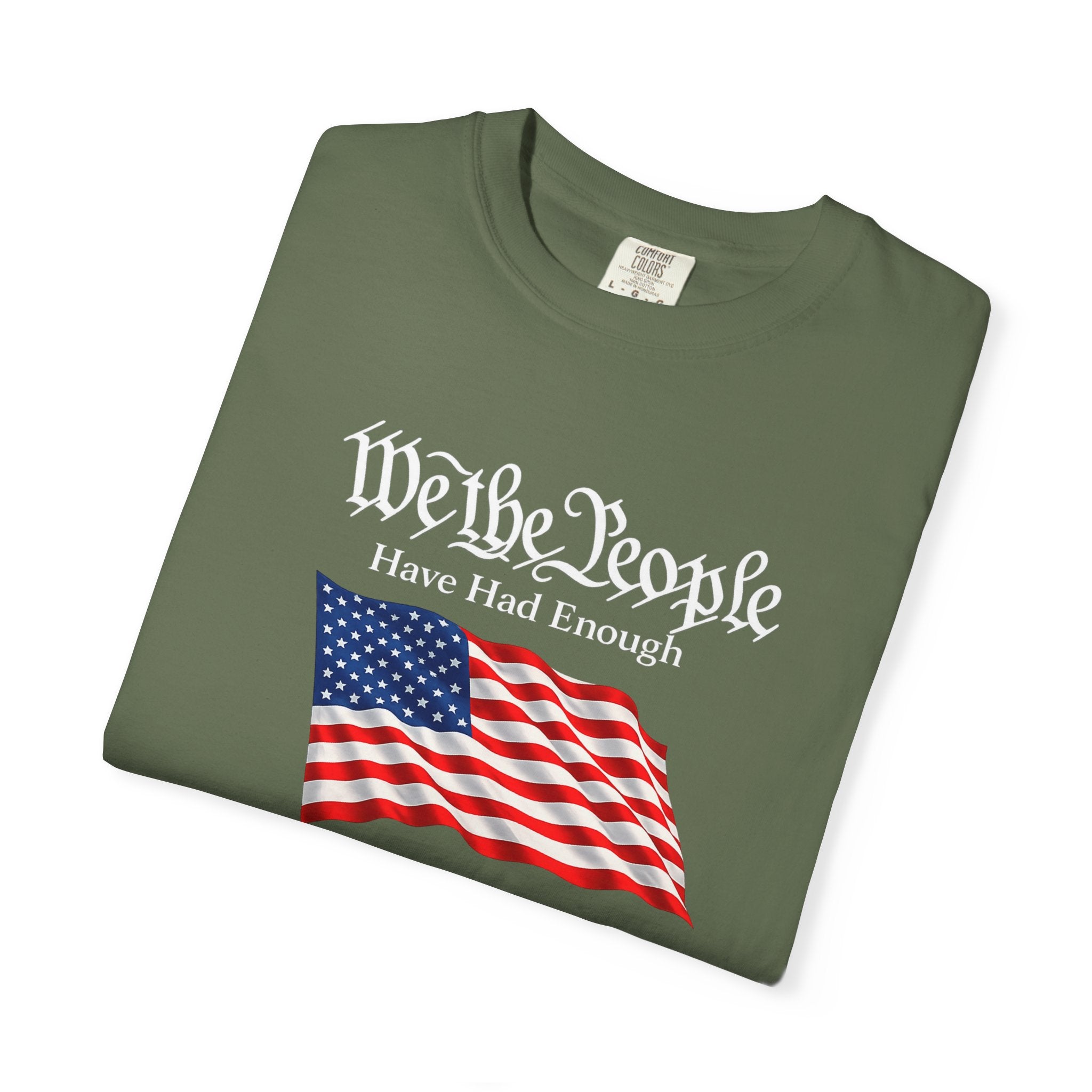 We The People Patriotic T-Shirt American Flag Shirt Freedom Quote Tee USA Patriot Shirt 4th of July Gift 7 colors 100% cotton