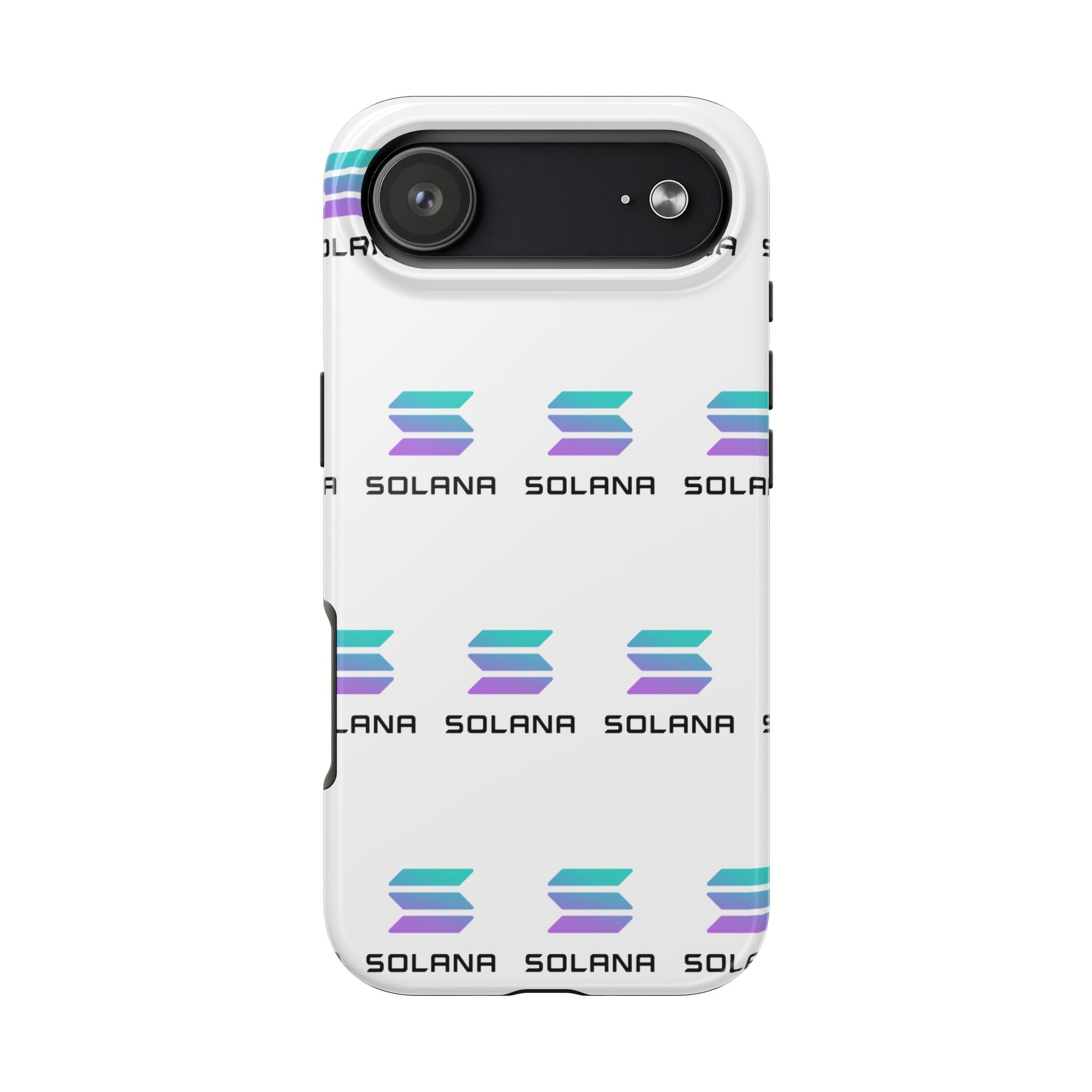 Solana Tough Phone Case Crypto Phone Case iPhone and Samsung Case Glossy Protective Cover SOL Phone Case