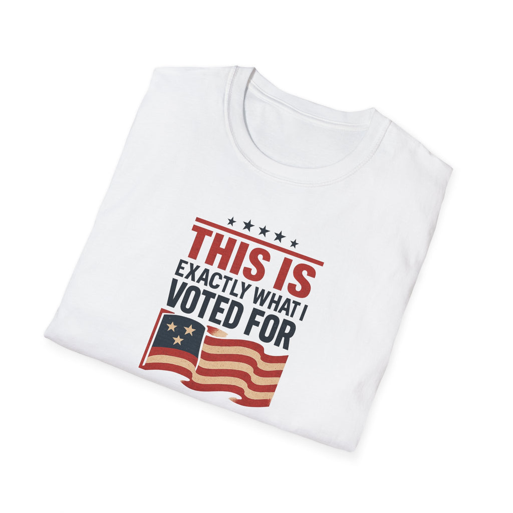 Show Your Voice American Pride Tee Patriotic Graphic T-Shirt Red White & Blue USA Flag 4 colors 100% cotton