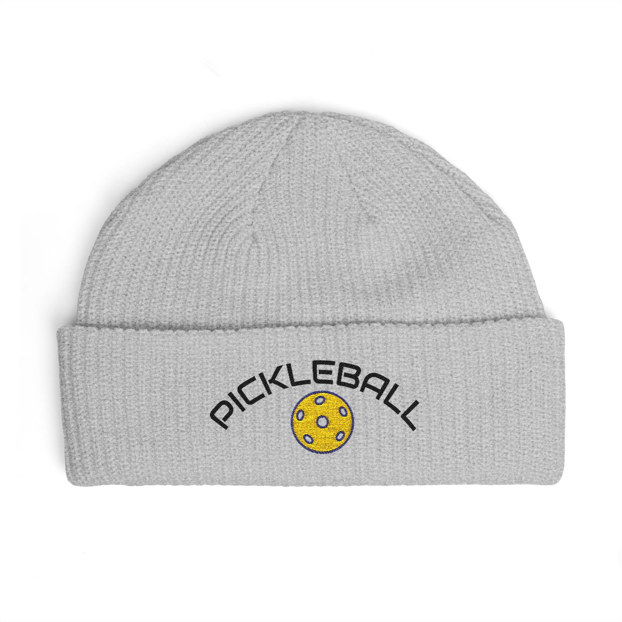 Pickleball Logo Cuff Beanie Warm Pickleball Hat 5 colors
