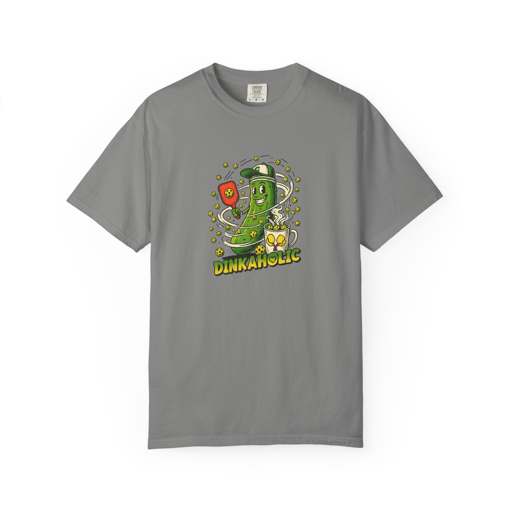 Funny Pickleball Dinkaholic Tee for Serious Dinkers 7 colors 100% cotton