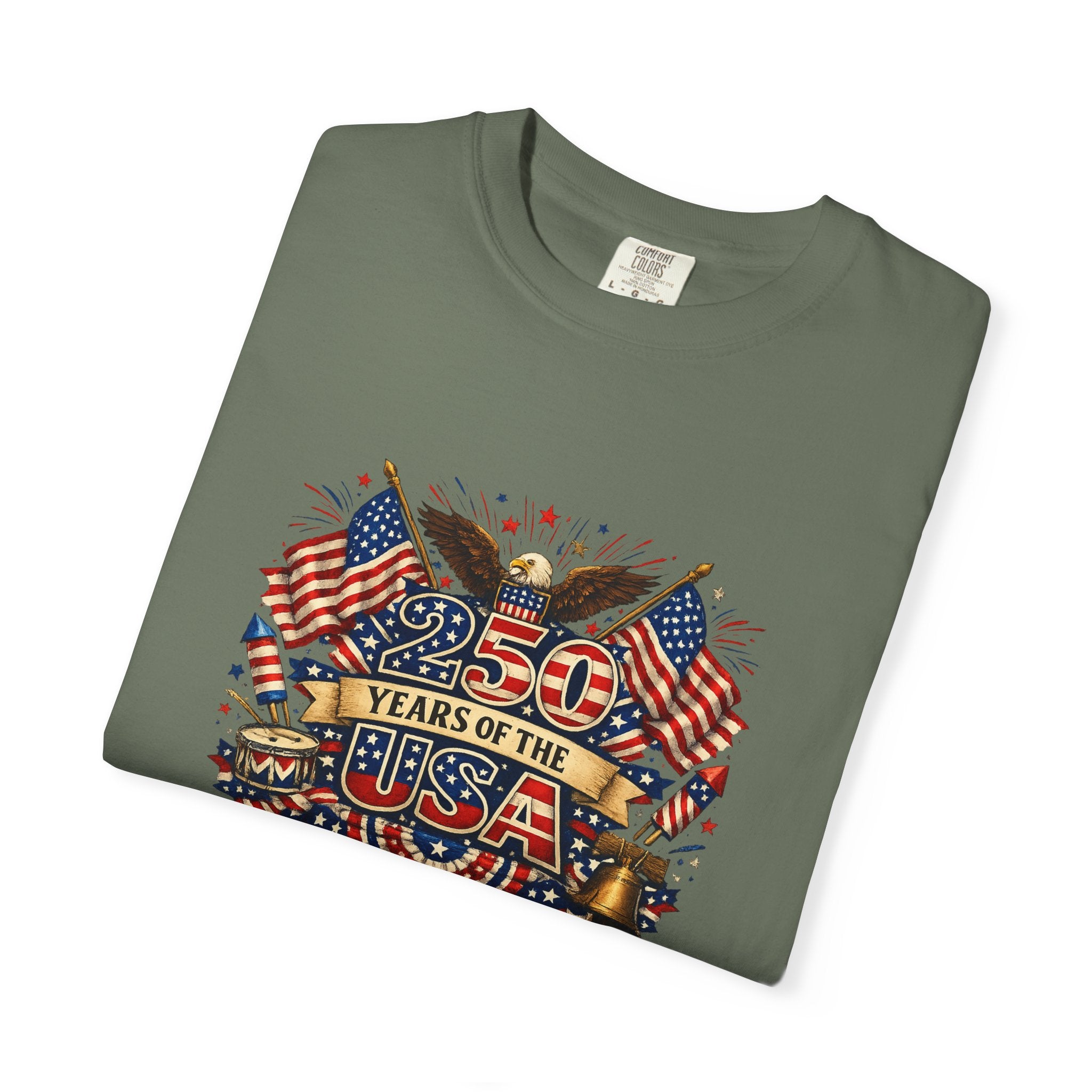 USA 250th Anniversary Shirt Patriotic America 1776-2026 Tee 4th of July Tshirt Independence Day Gift 8 colors 100% cotton