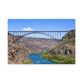 Perrine Bridge Canvas Wall Art Snake River Canyon Landscape Twin Falls Idaho Scenic Photography Stretched 1.25 6 sizes