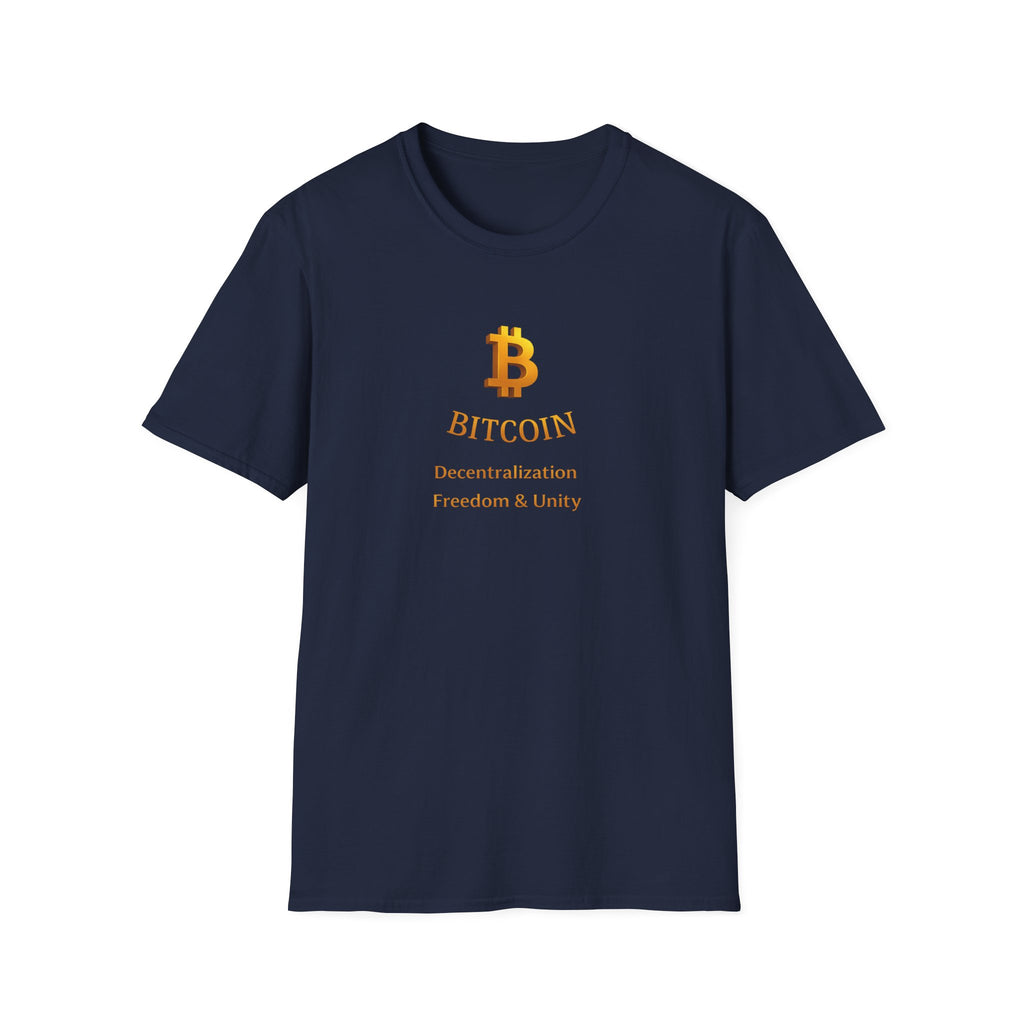 More than a Bitcoin Tee Its a statement Decentralization Unity Power 4 colors 100% cotton
