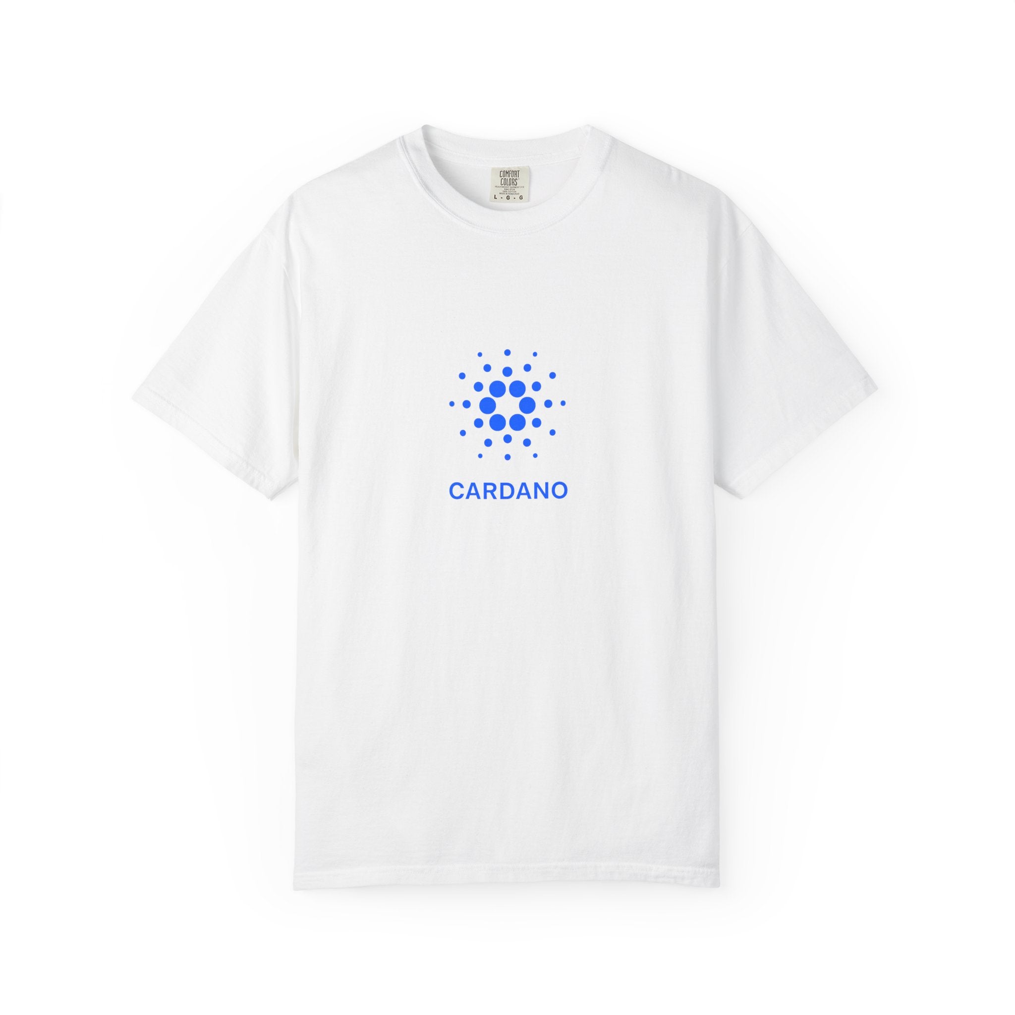 Cardano ADA Crypto T-Shirt Blue Blockchain Logo Tee Crypto Gift for Investors Traders & Tech Lovers 6 colors 100% cotton